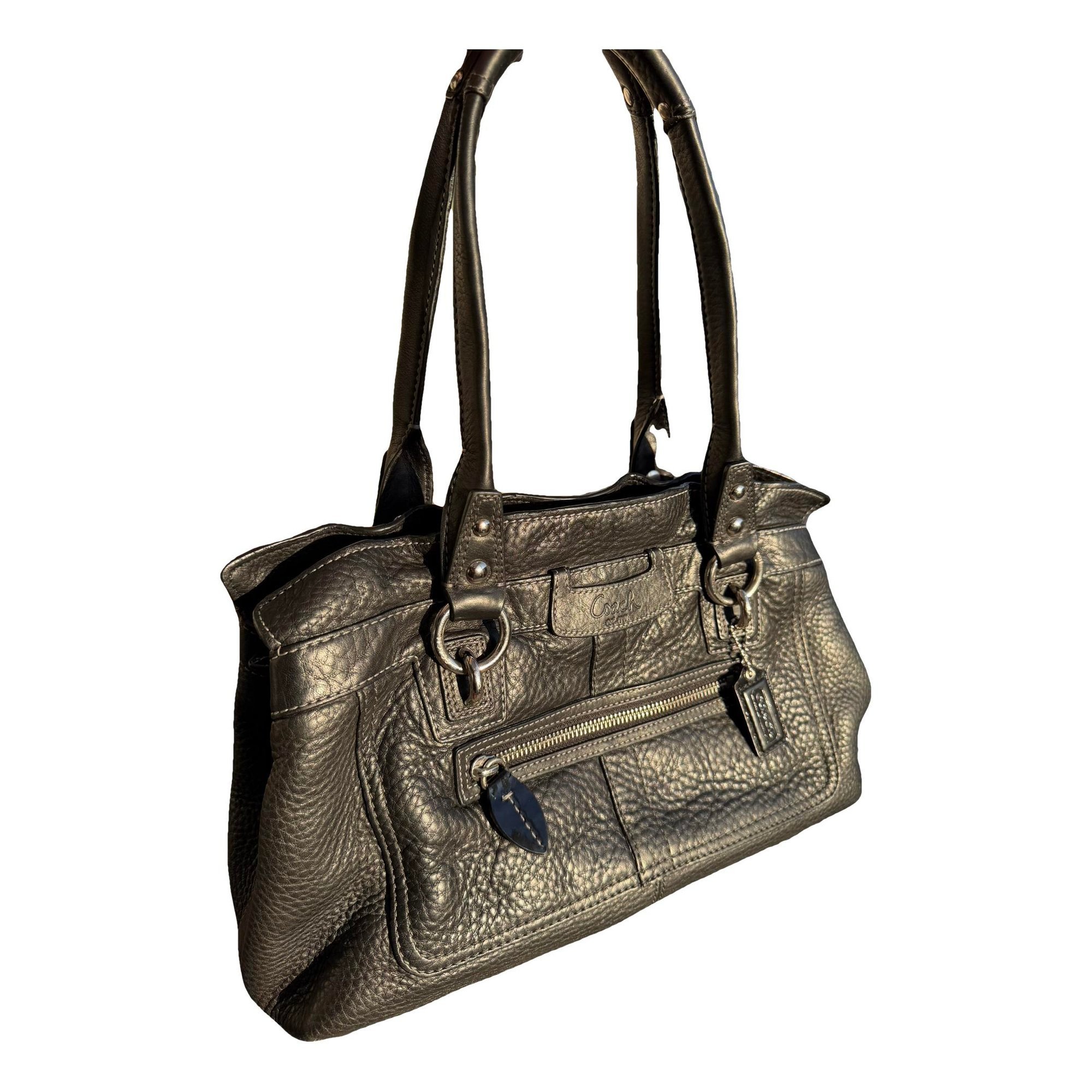 Leather handbag