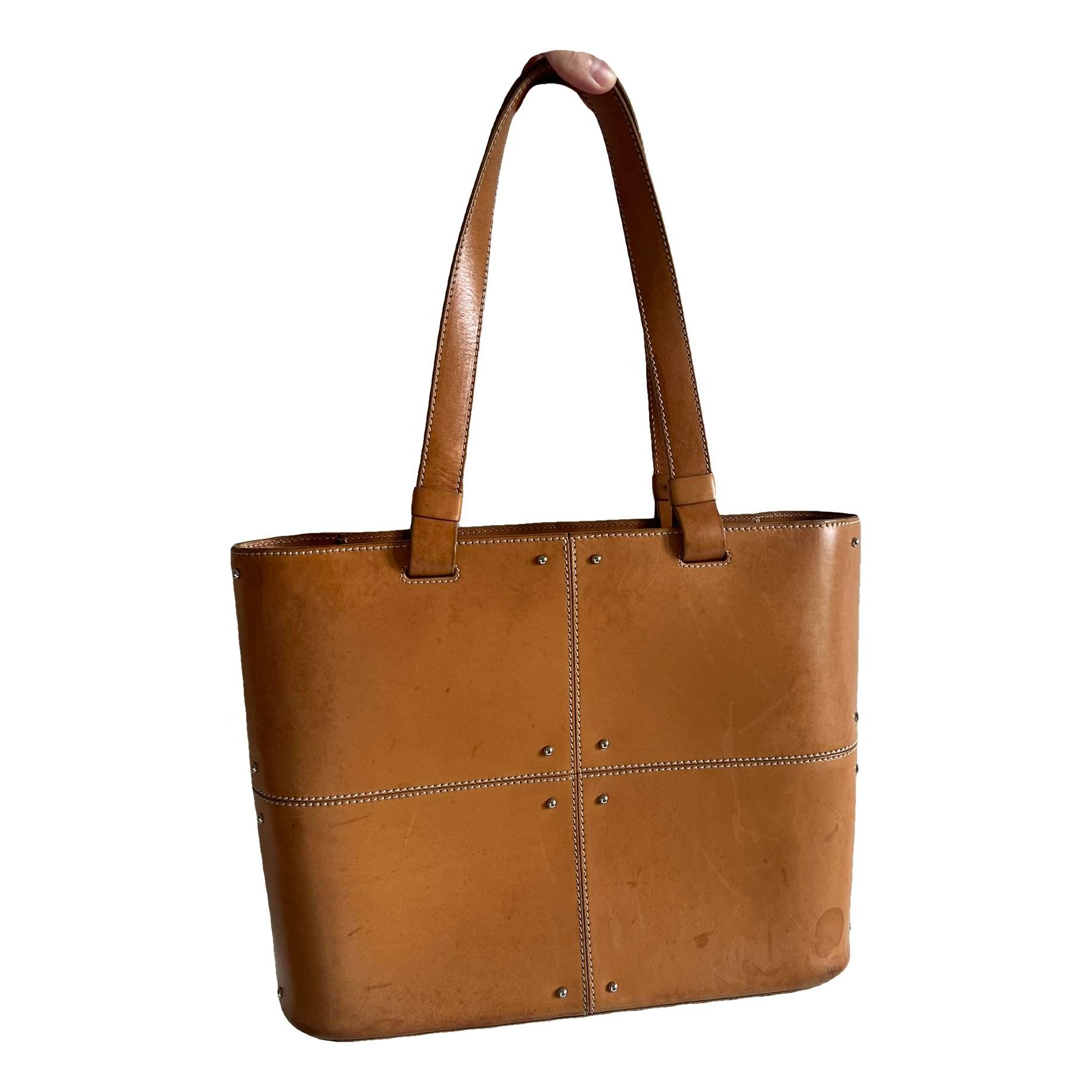 Leather handbag