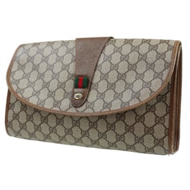 Gucci Ophidia Leather Clutch Bag
