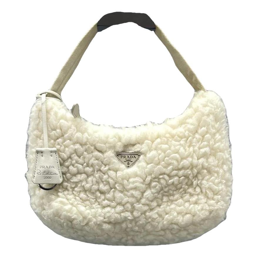 Re-edition wool mini bag