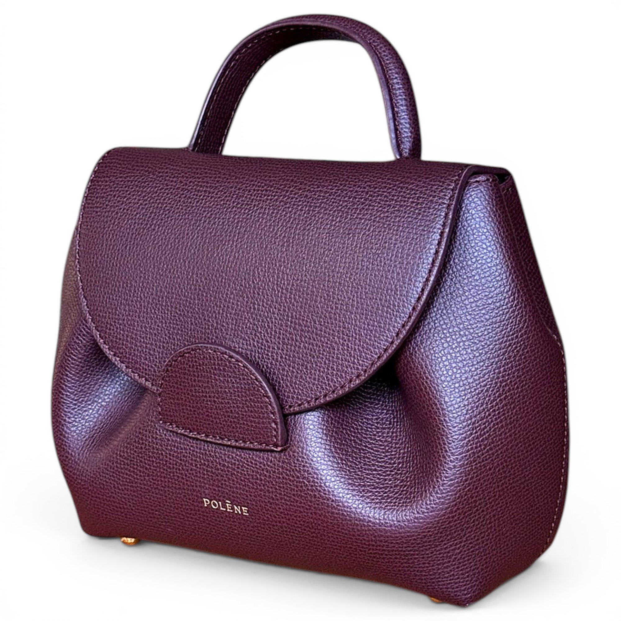 Numéro un nano leather crossbody bag