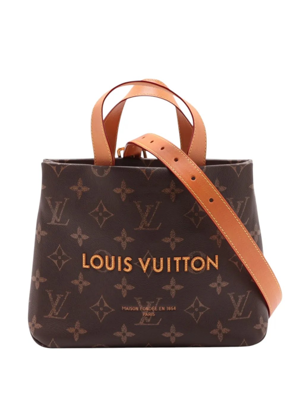 2021-2026 Mini Monogram Packaging Shopper Tote satchel