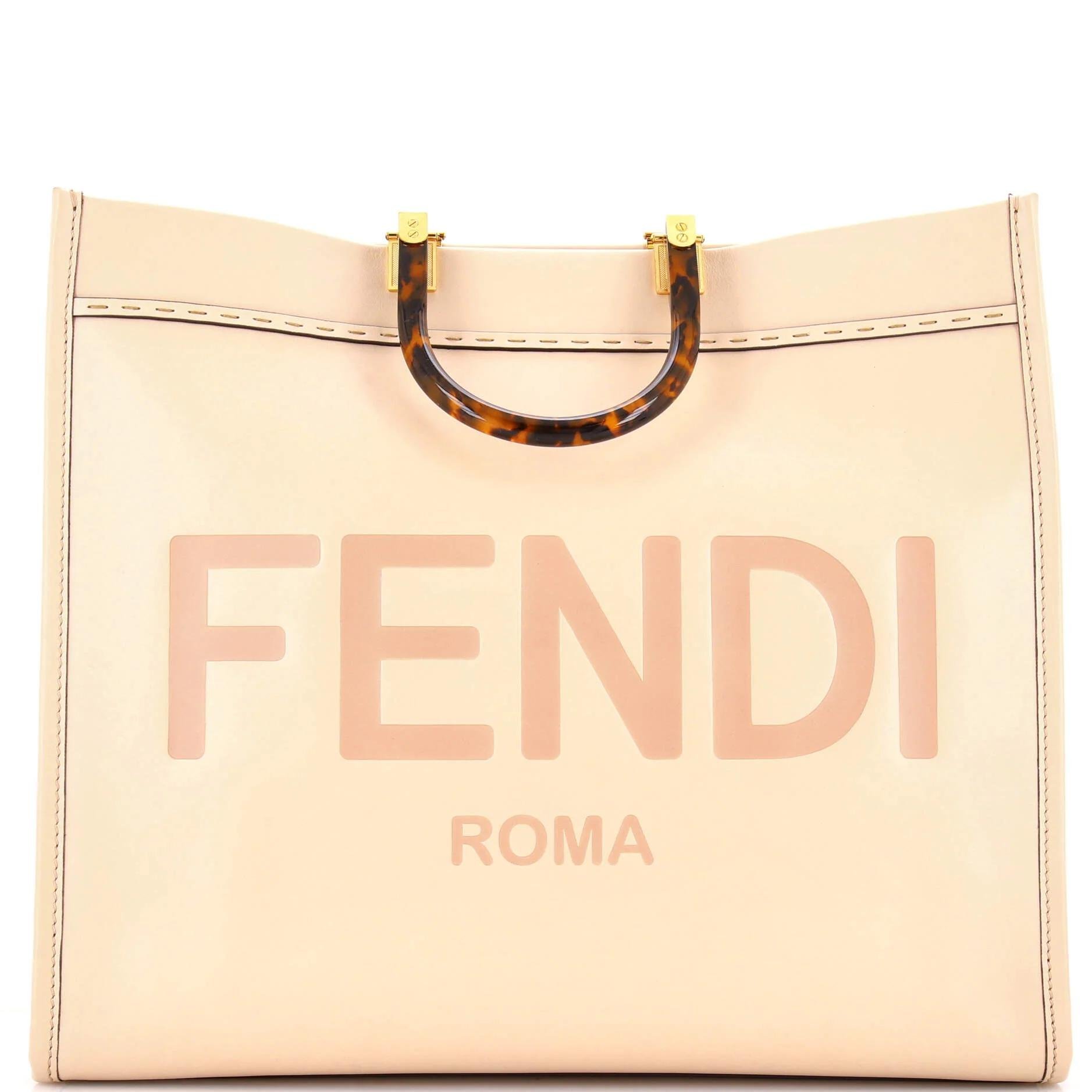 Leather tote