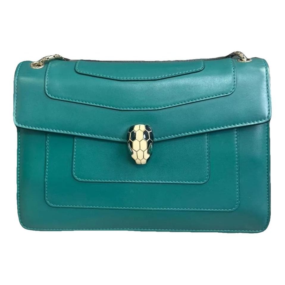 Serpenti leather handbag