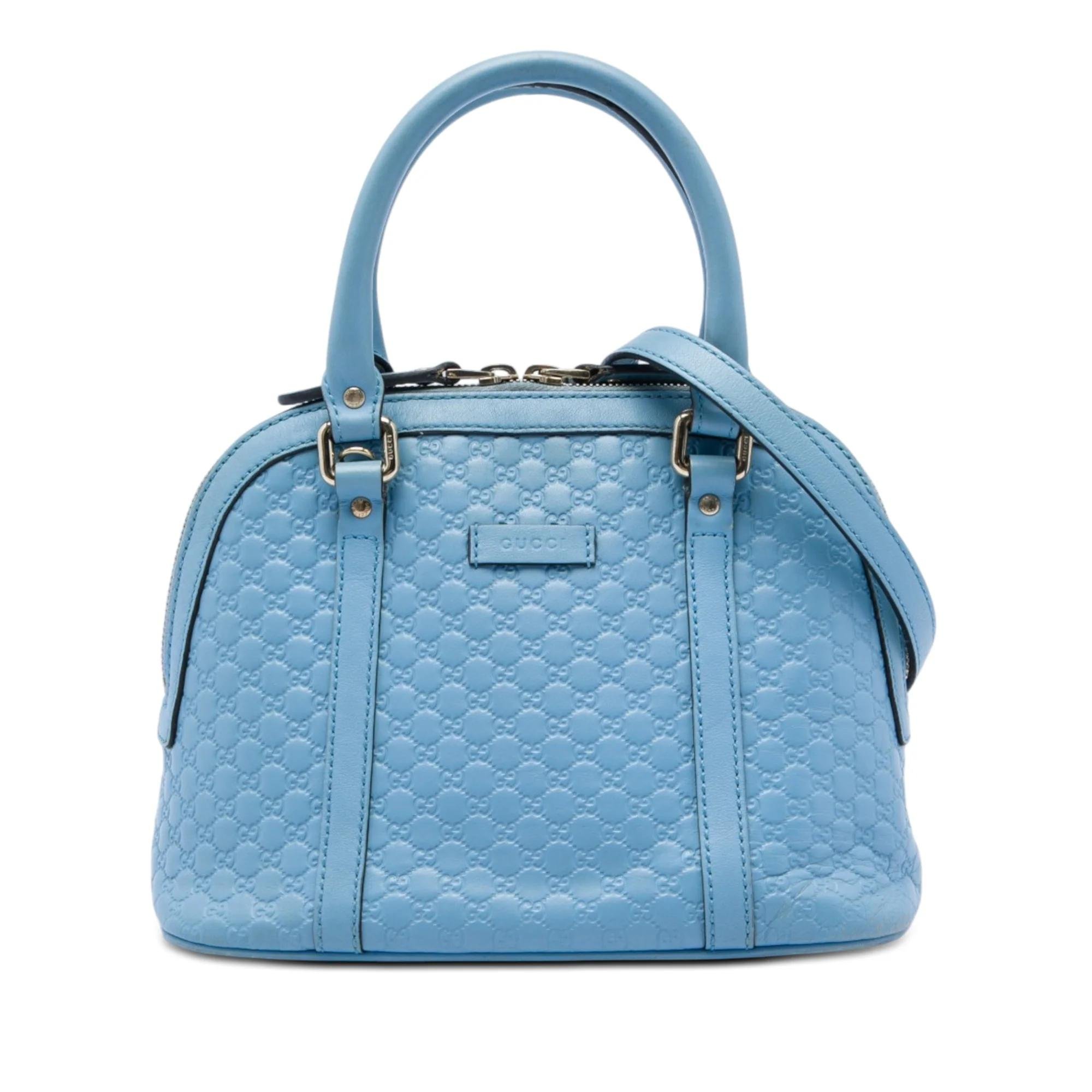Dôme leather satchel