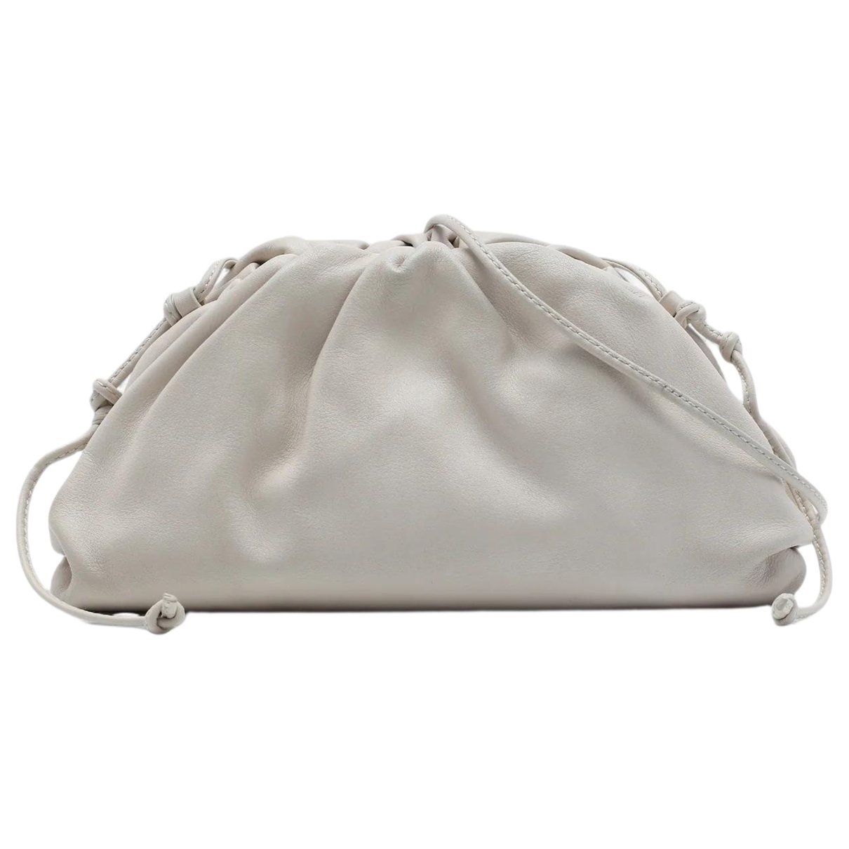 Pouch leather crossbody bag