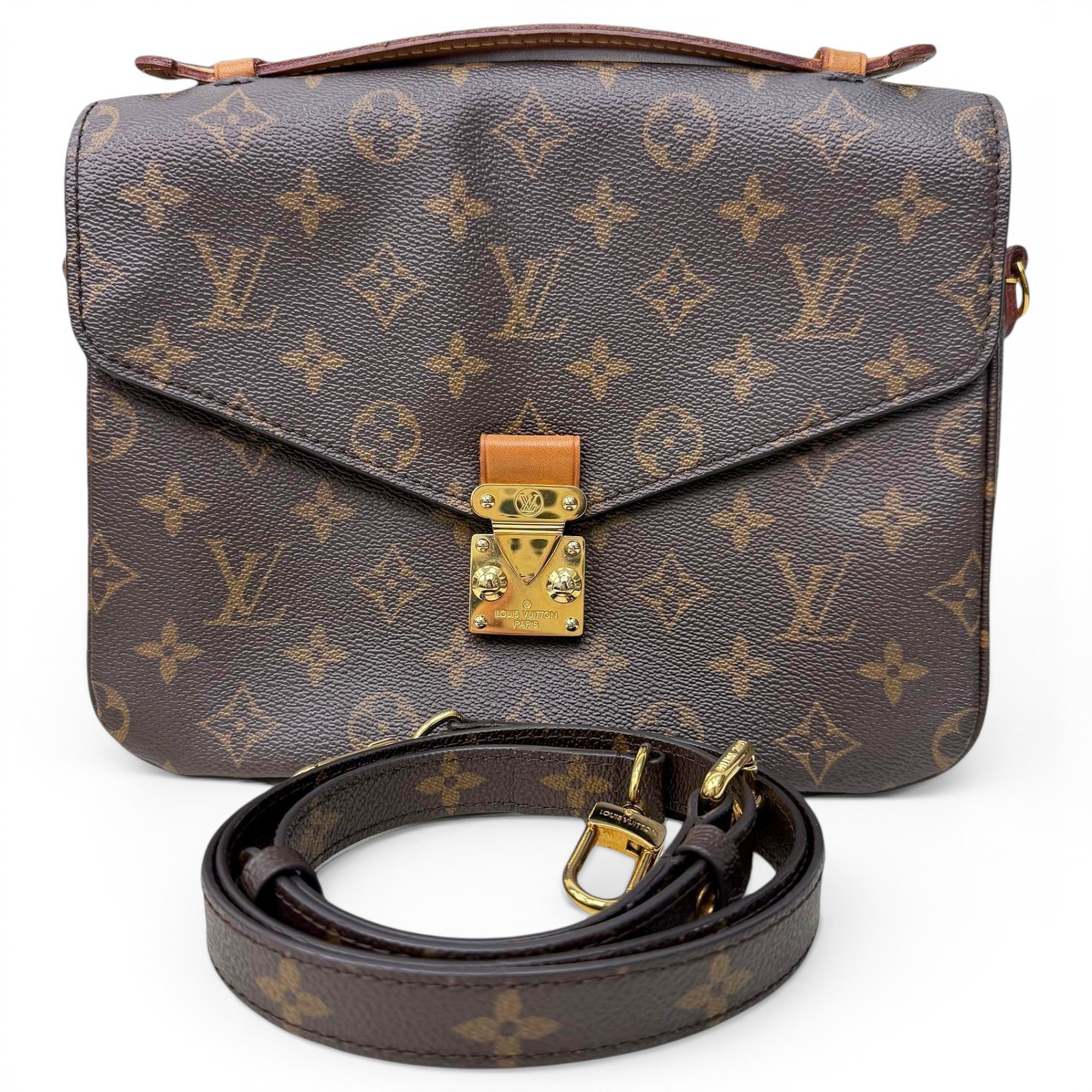 Metis leather handbag