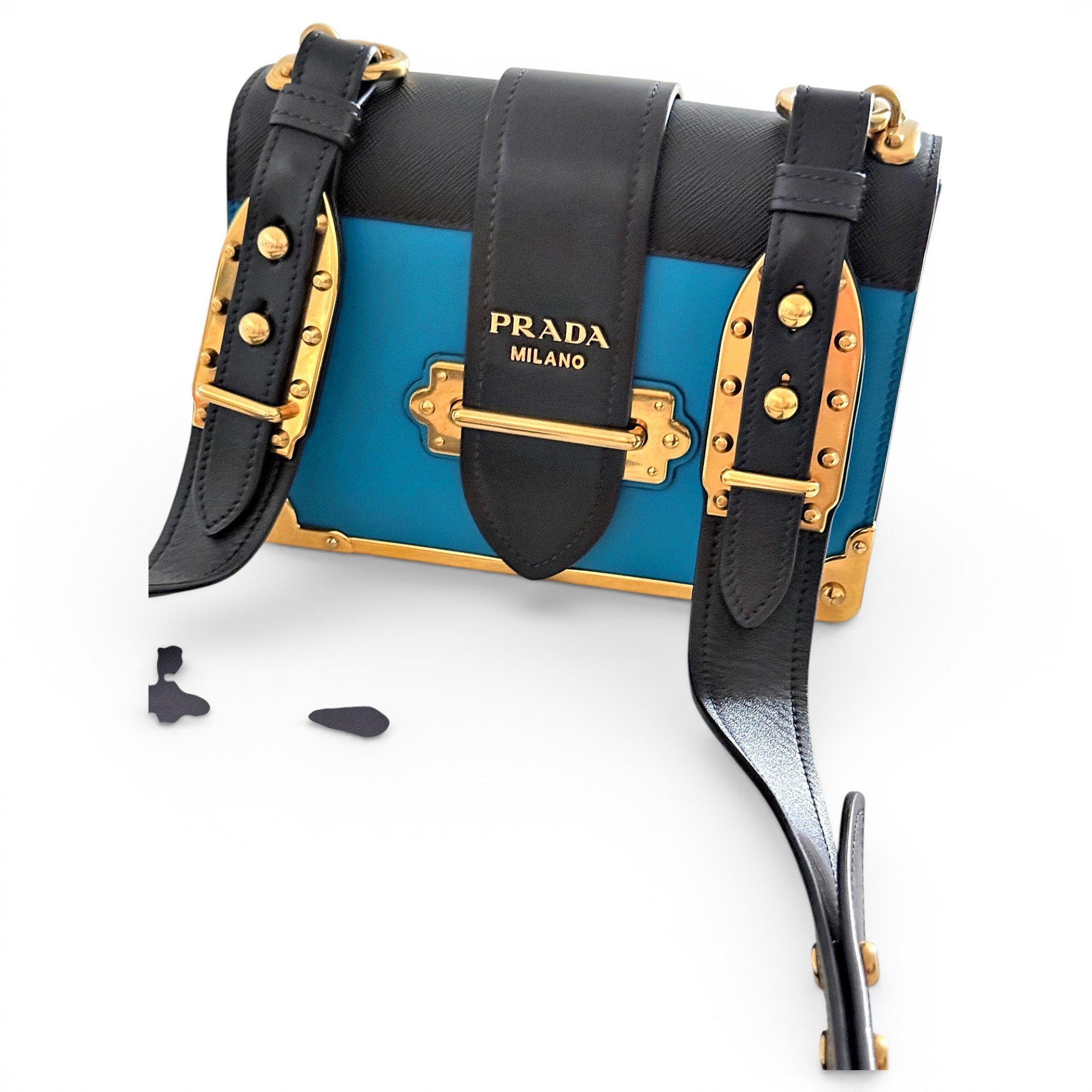 Cahier leather crossbody bag