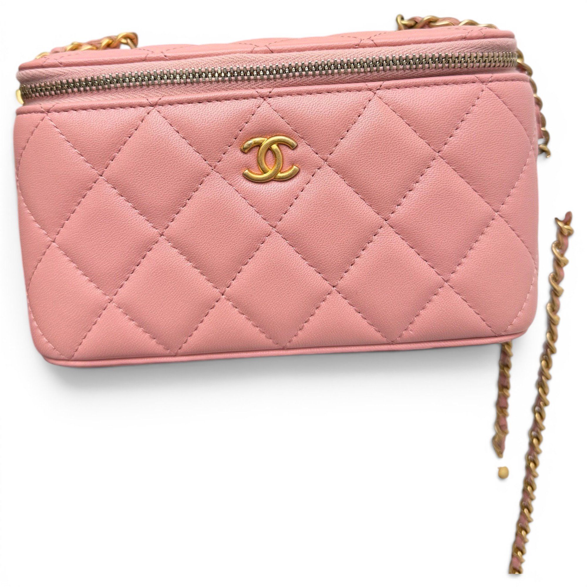 Trendy CC Vanity leather handbag