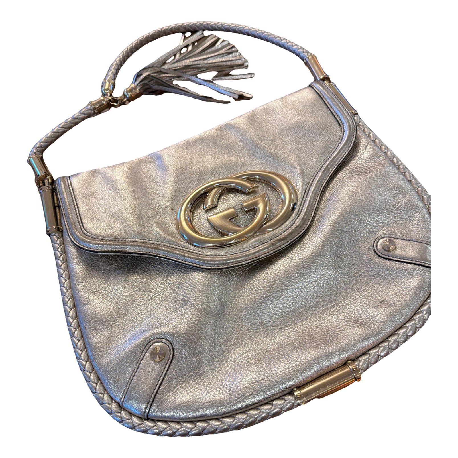 Hobo leather handbag