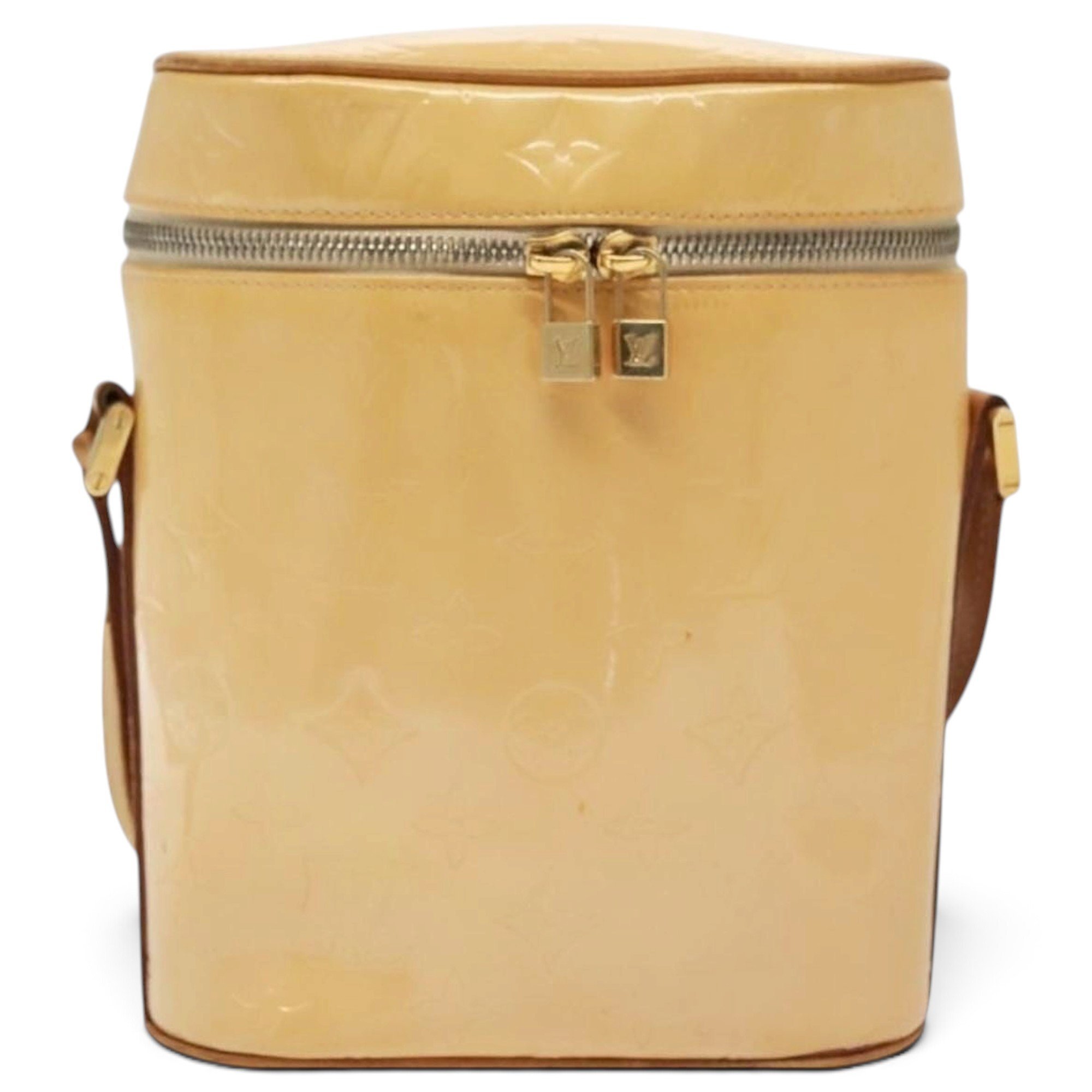 Patent leather handbag