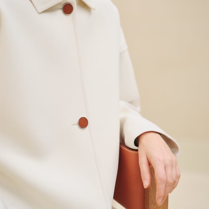 Blanc Naturel Straight Coat