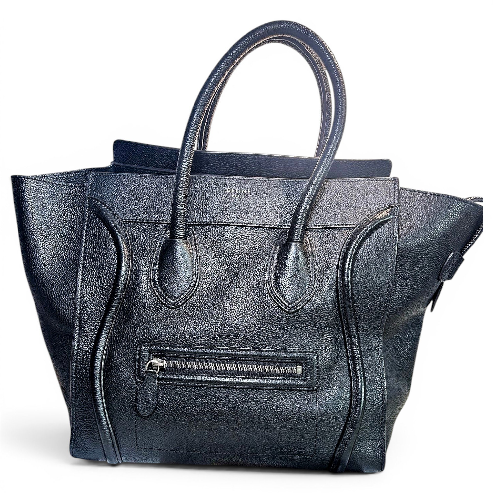 Luggage leather handbag