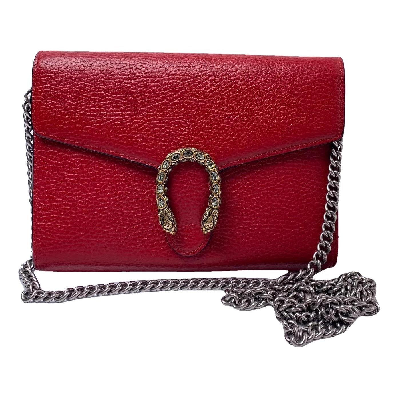 Dionysus Chain Wallet leather handbag