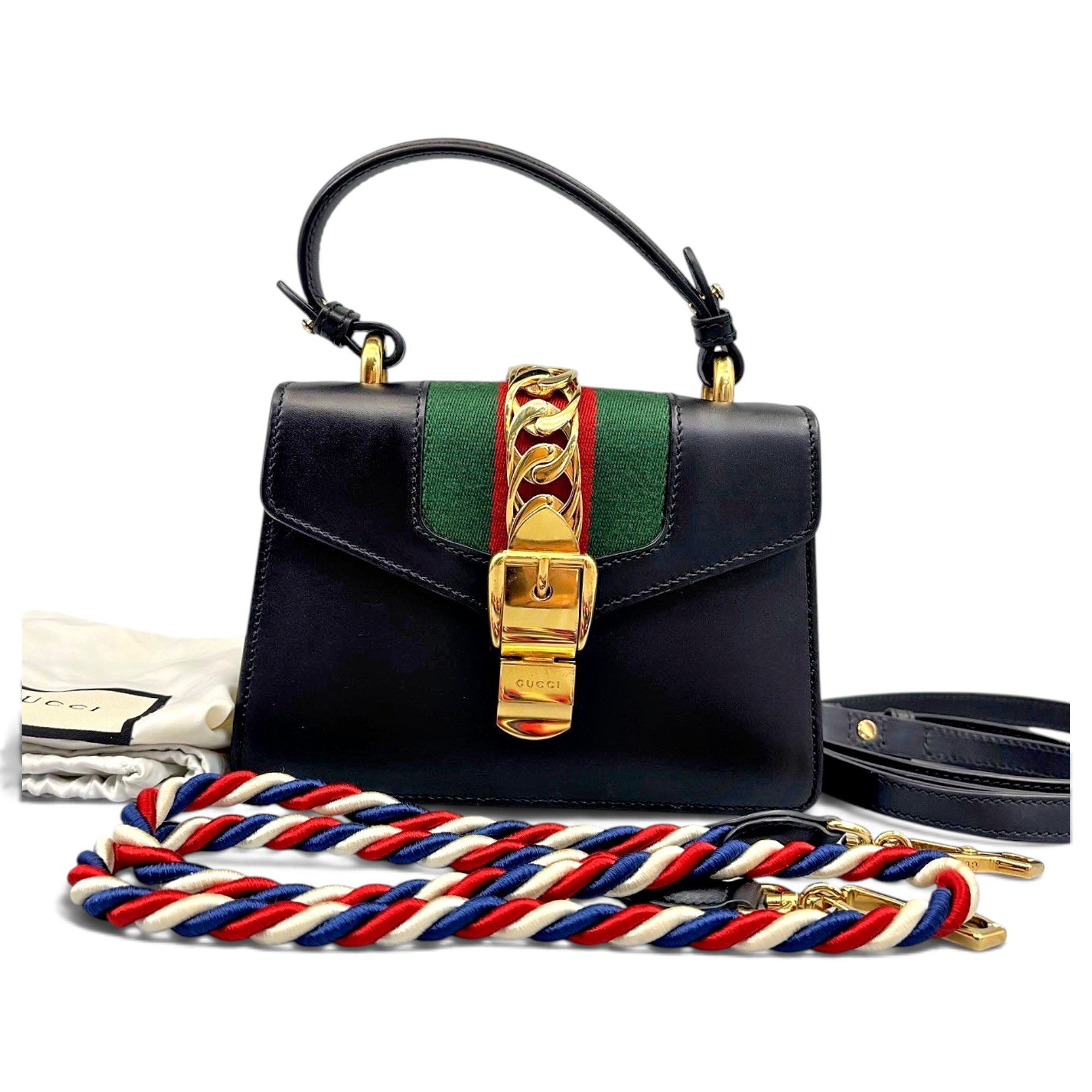 Sylvie Top Handle leather handbag