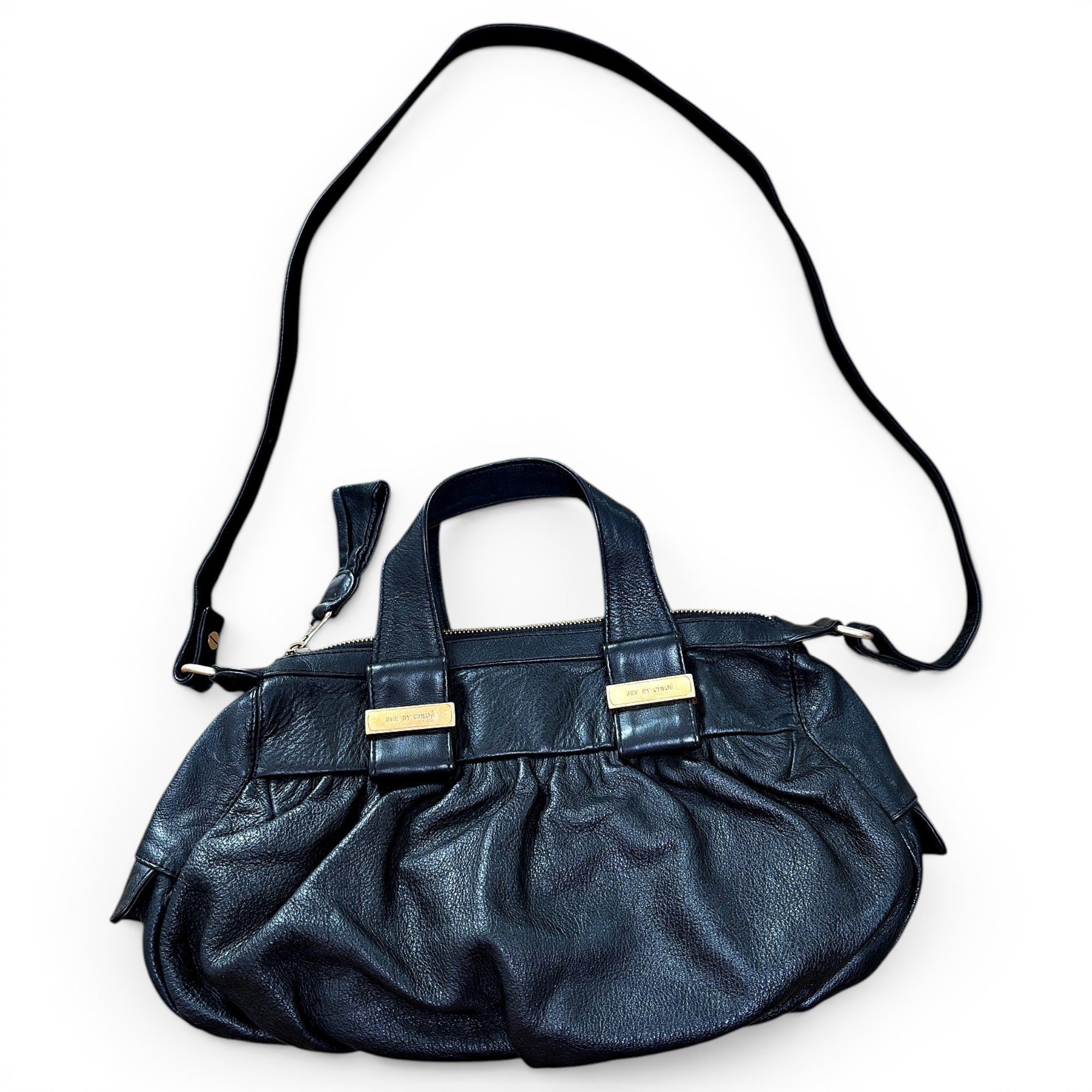 Leather handbag