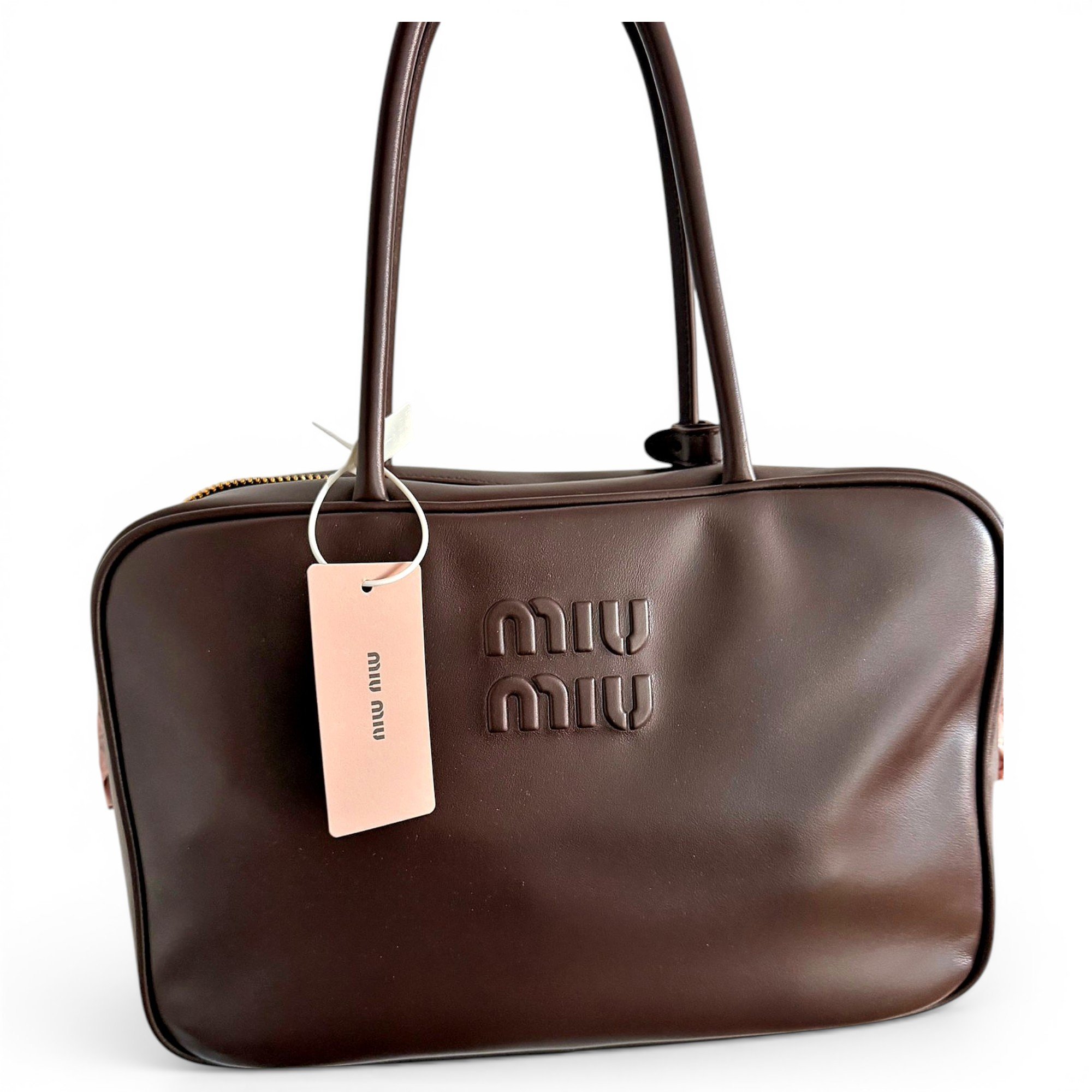 Beau leather handbag