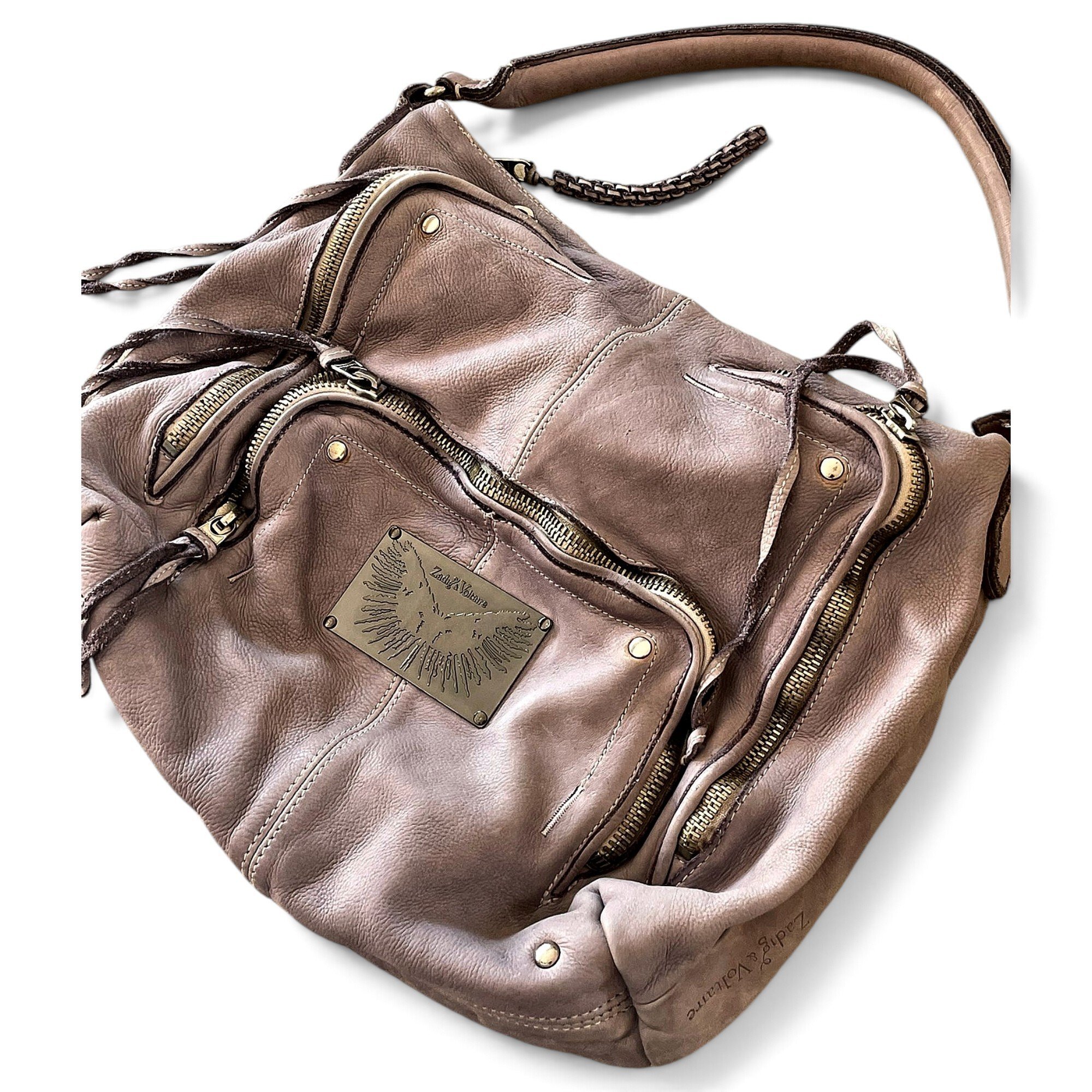 Leather handbag