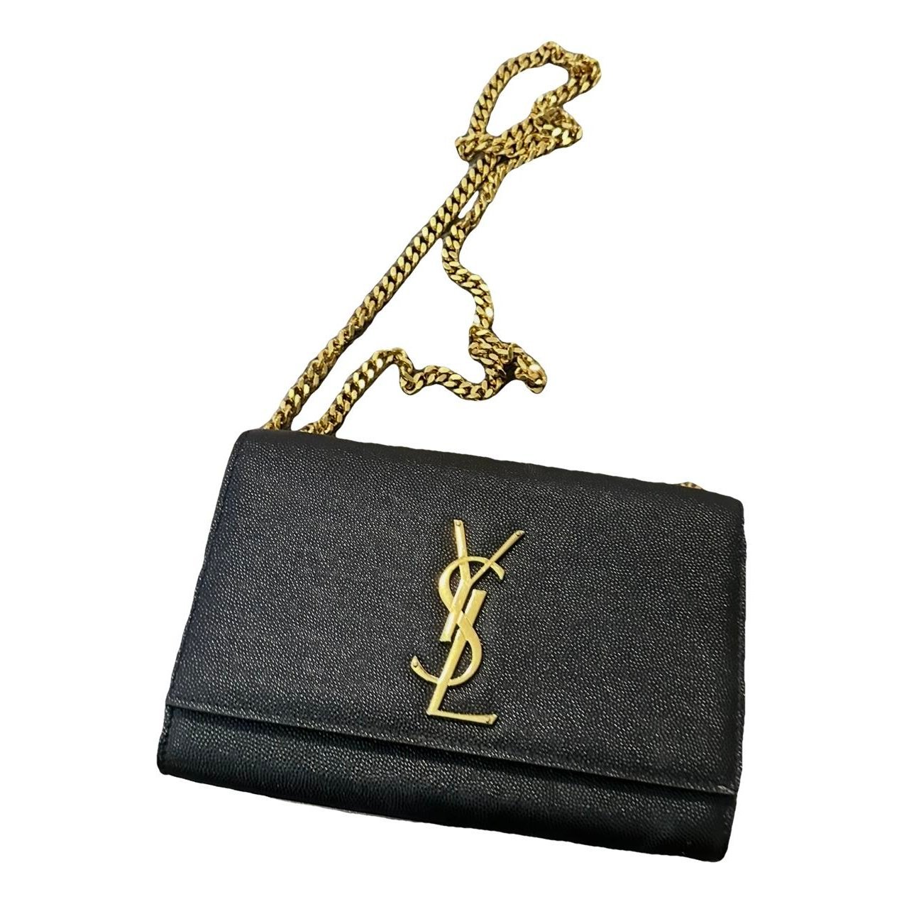 Leather clutch bag