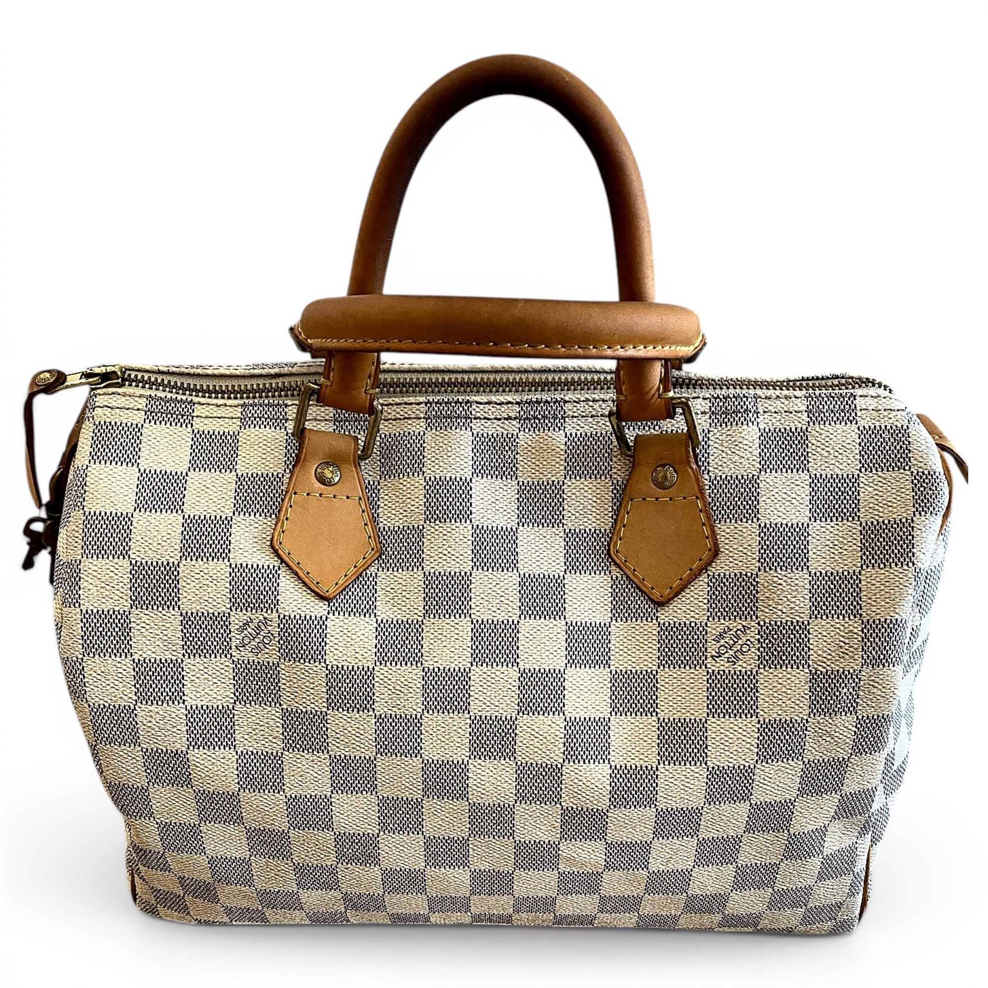 Speedy leather handbag
