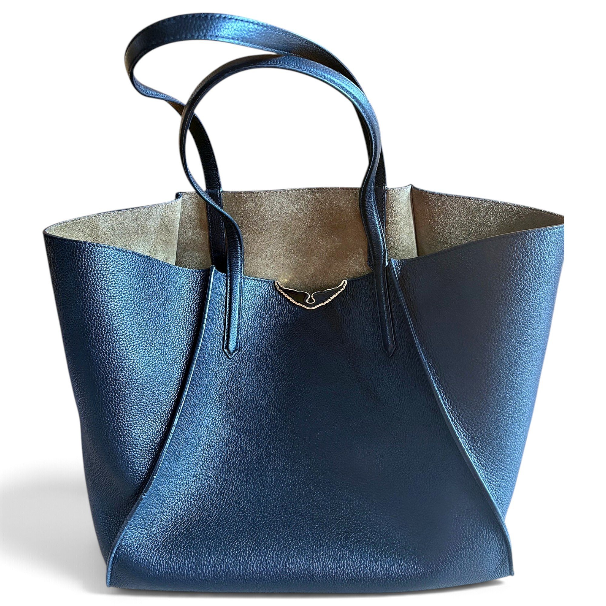 Leather tote