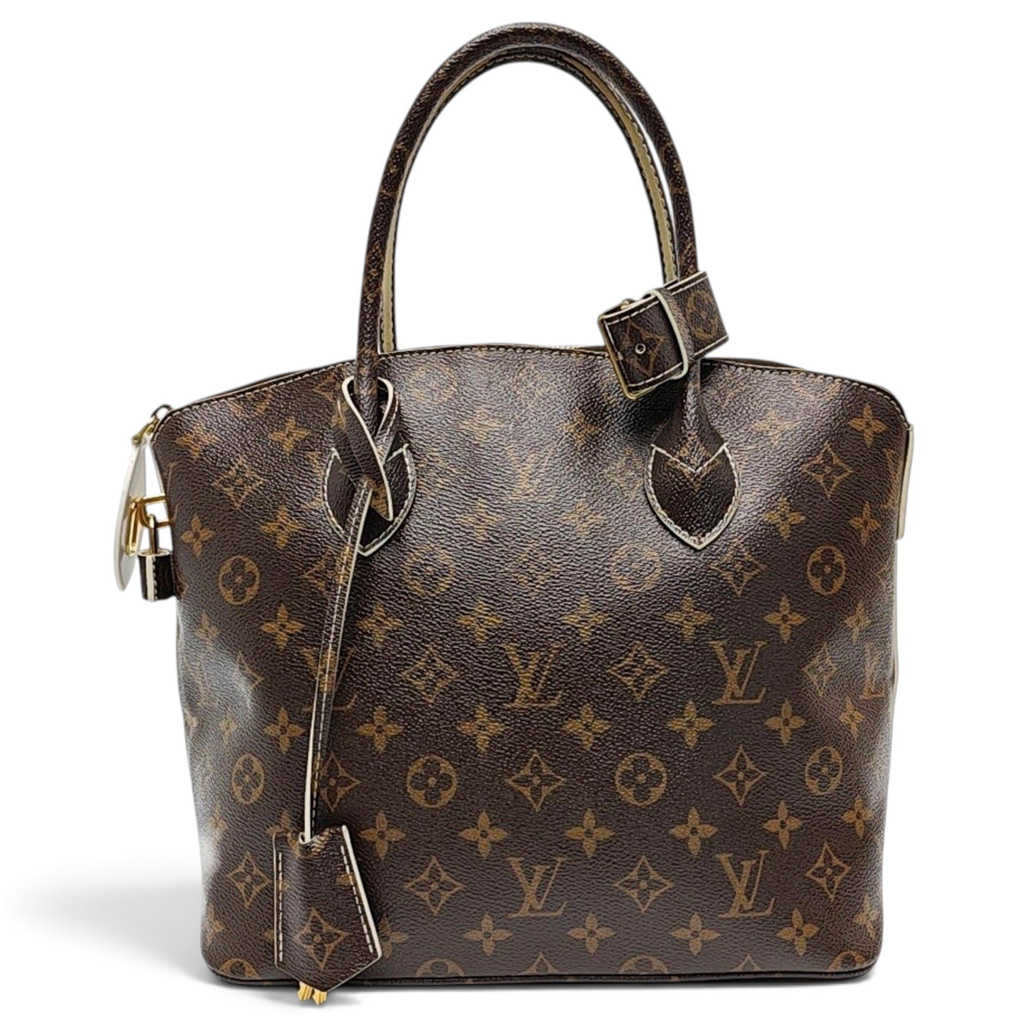 Lockit leather handbag
