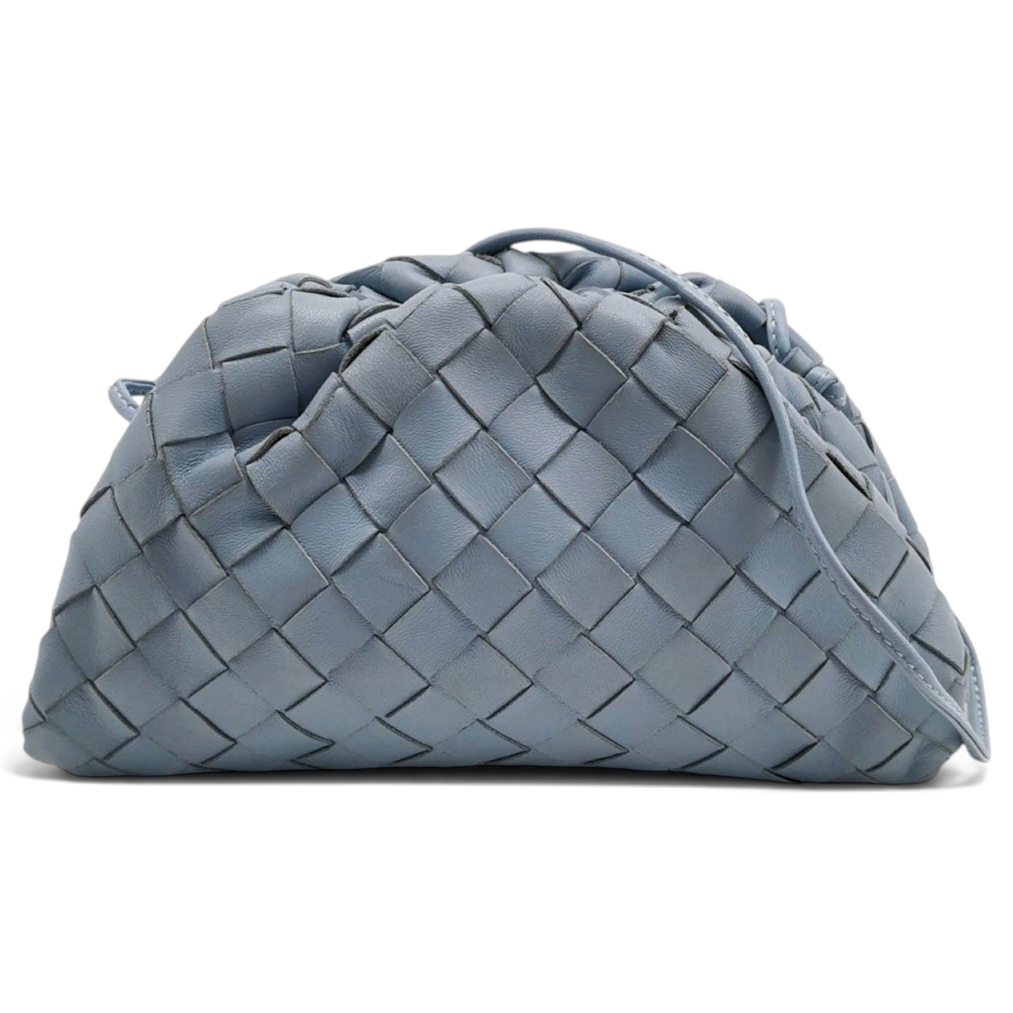 Pouch leather handbag