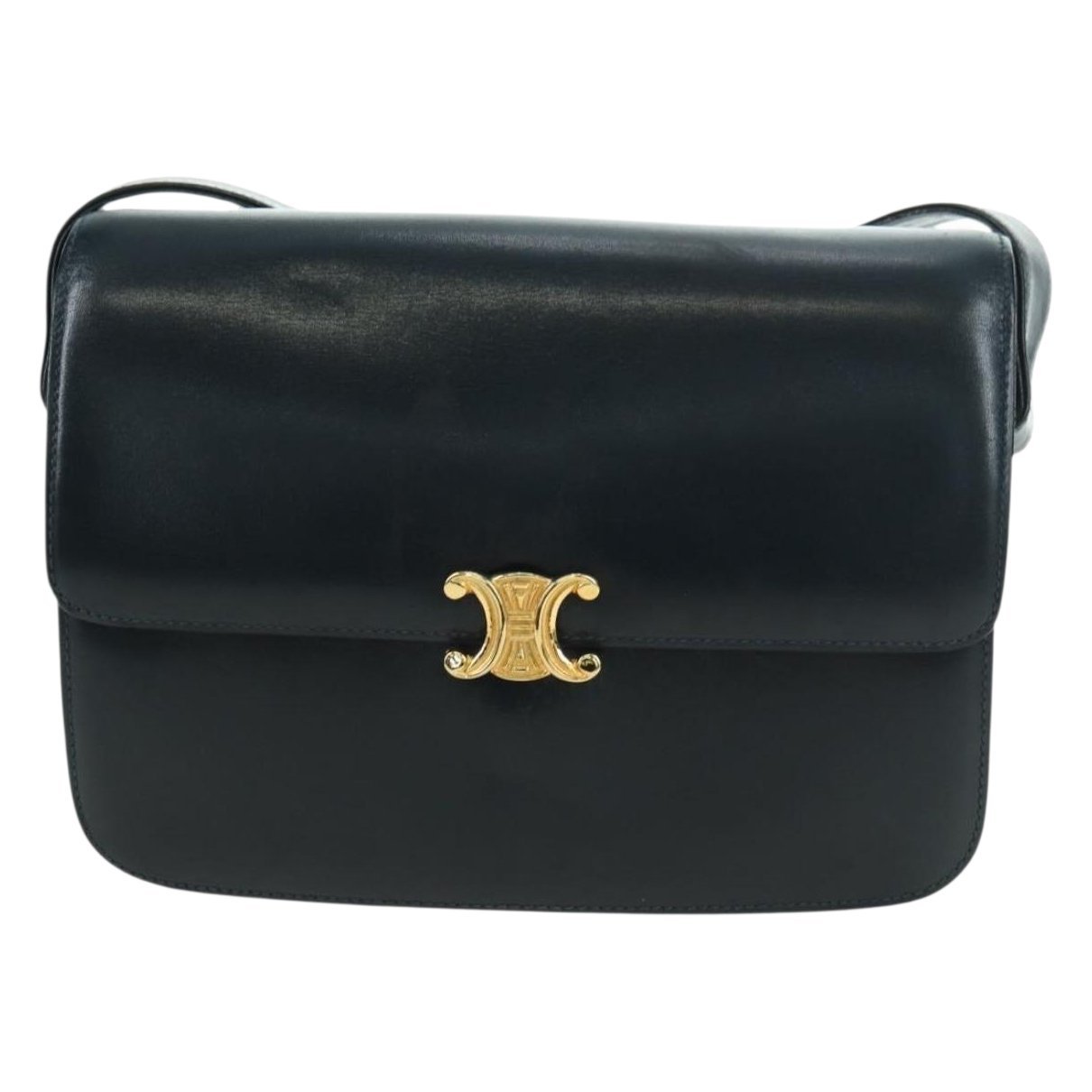 Triomphe leather handbag