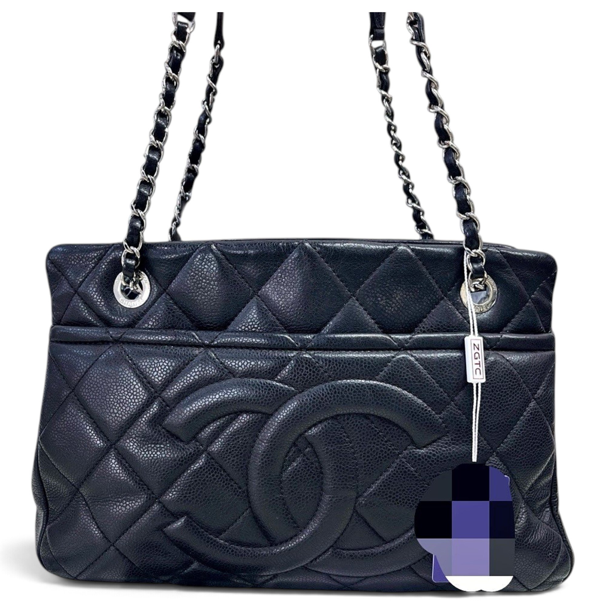 Leather tote