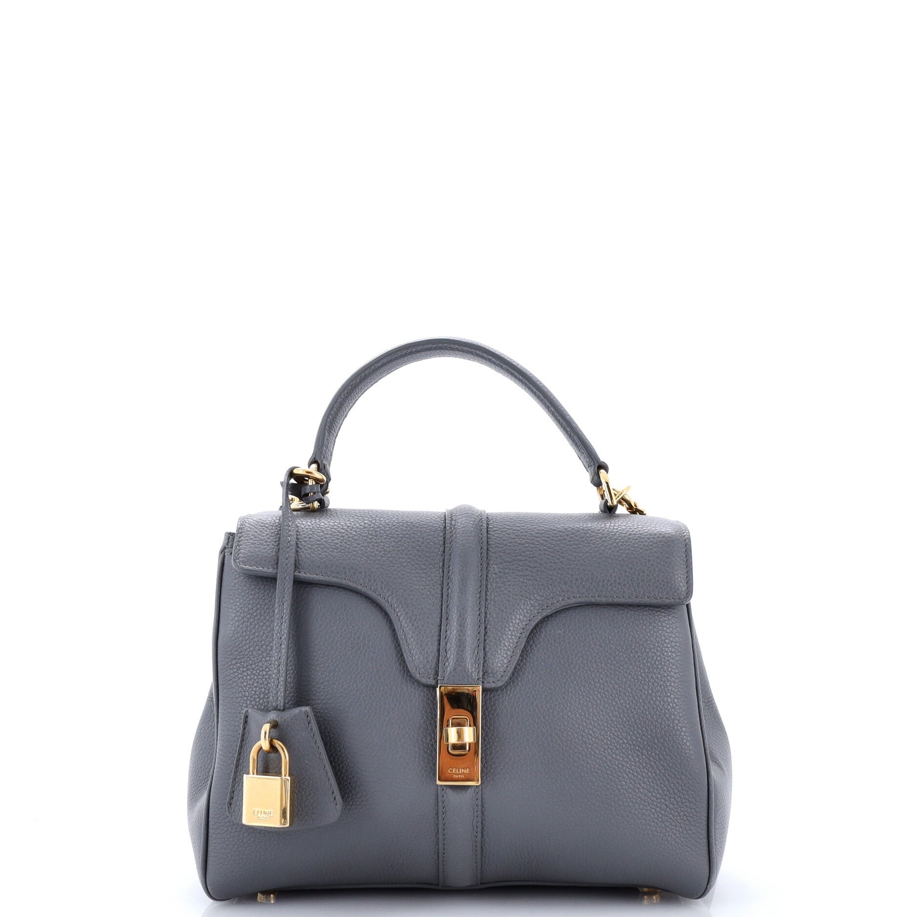 16 Top Handle Bag Grained Calfskin Small