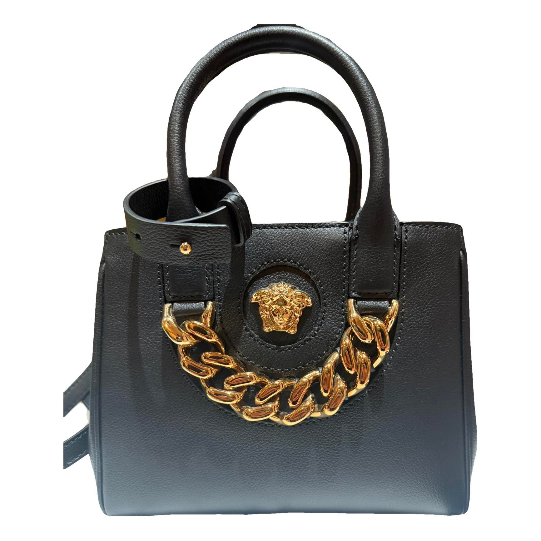 La Medusa leather tote