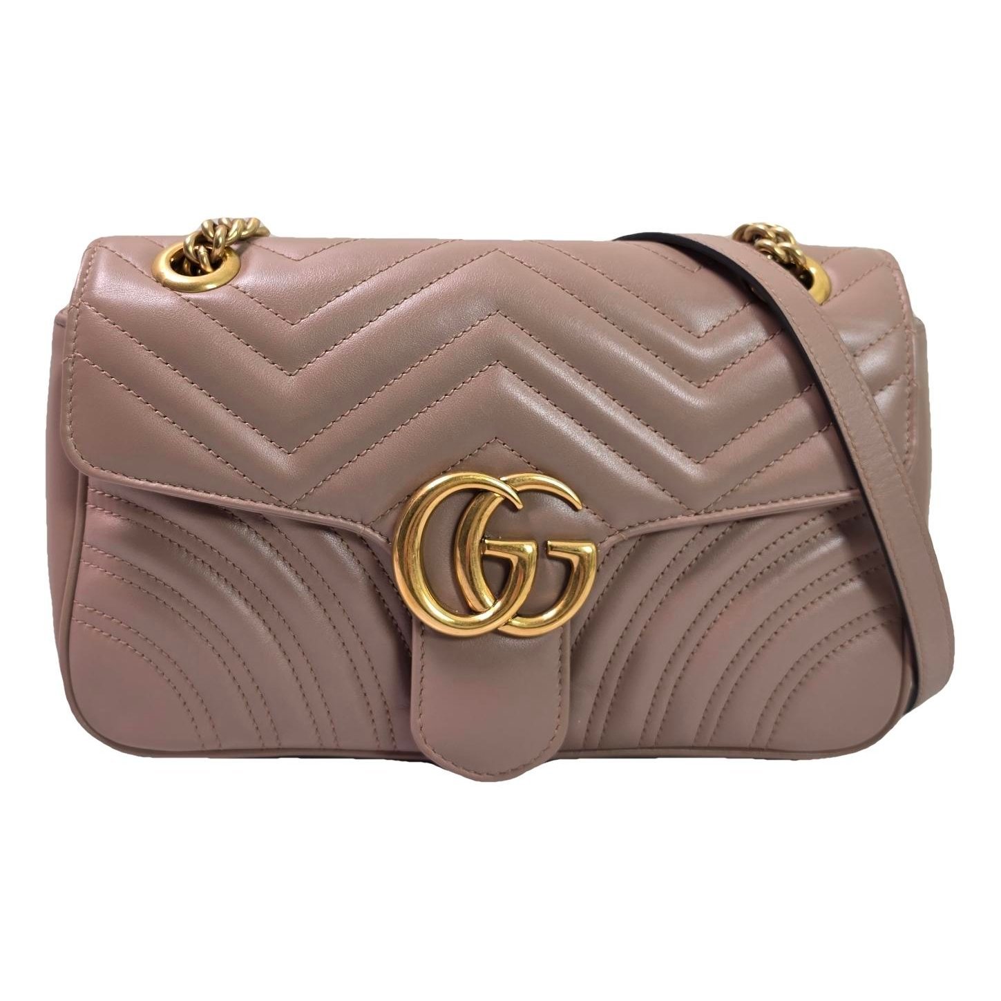 GG Marmont Flap leather crossbody bag