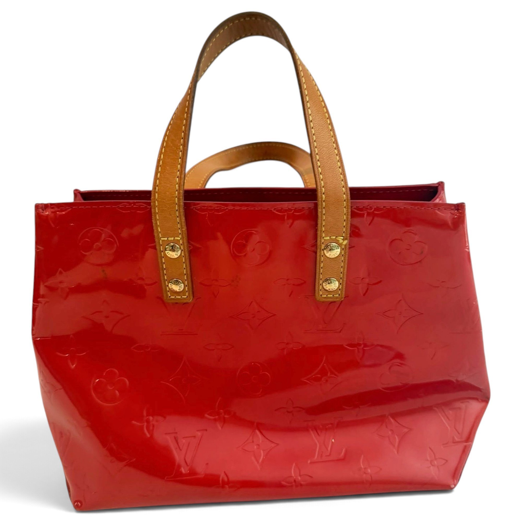 Houston patent leather tote