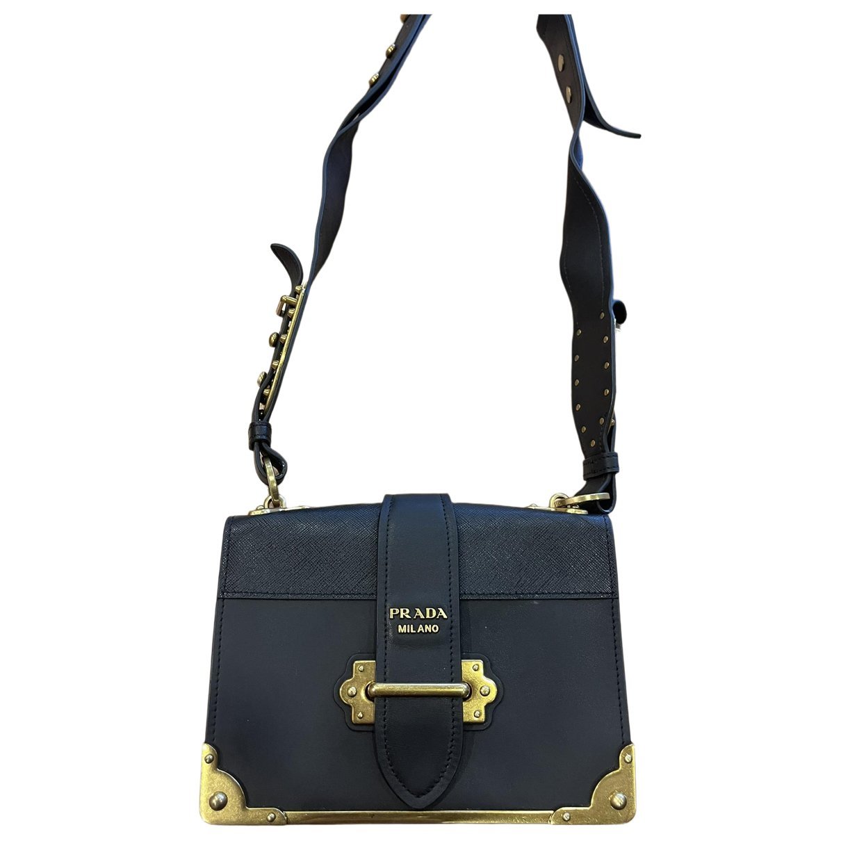 Cahier leather crossbody bag
