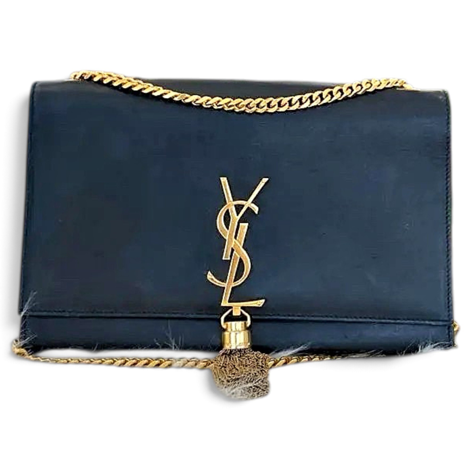 Pompom Kate leather crossbody bag