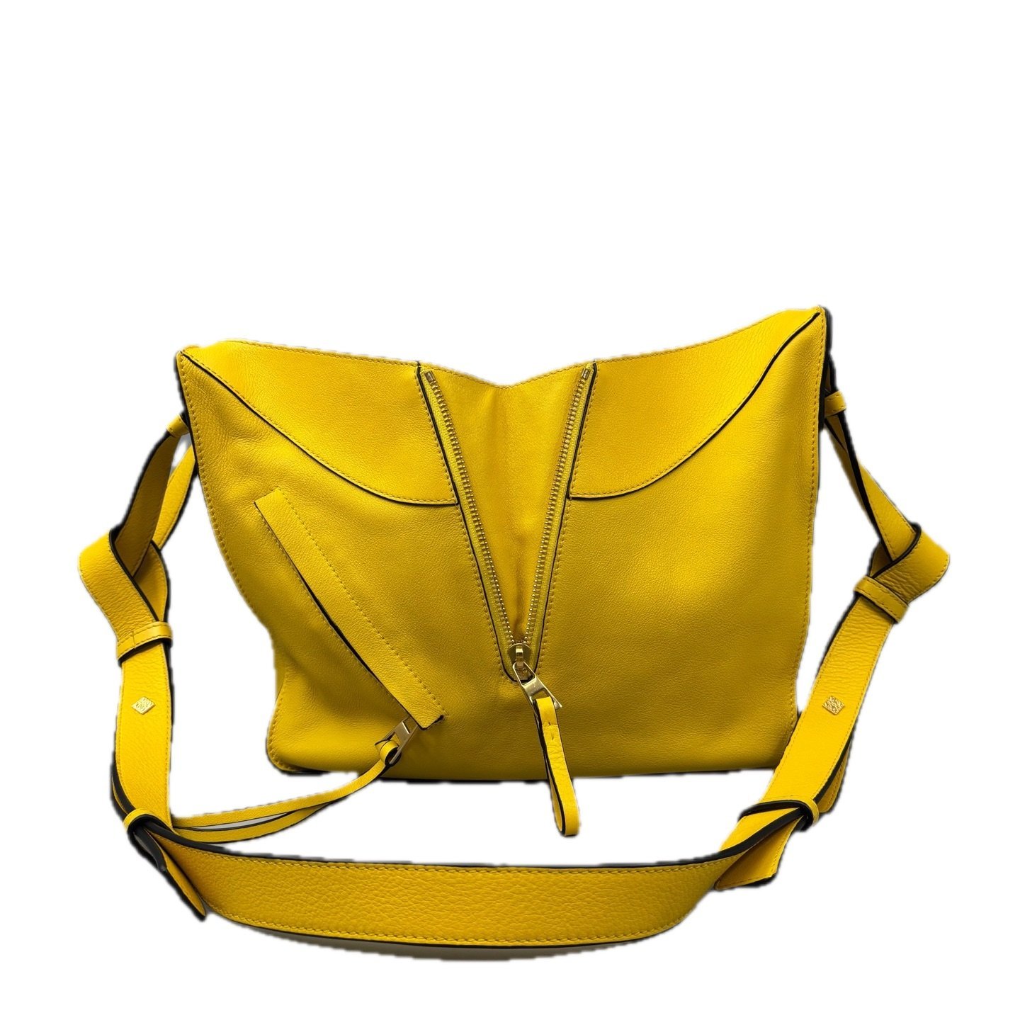 Hammock leather handbag