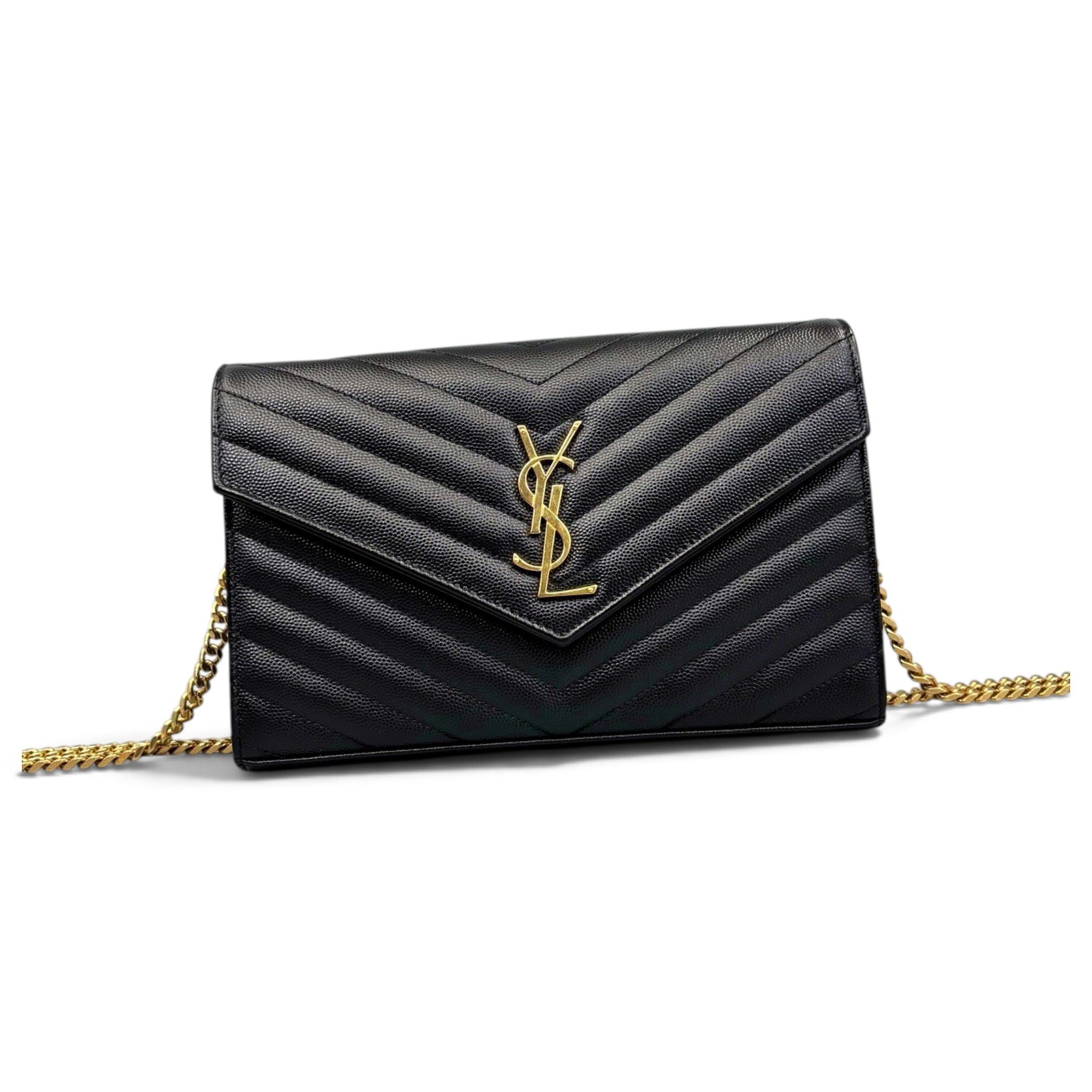 Portefeuille enveloppe leather handbag