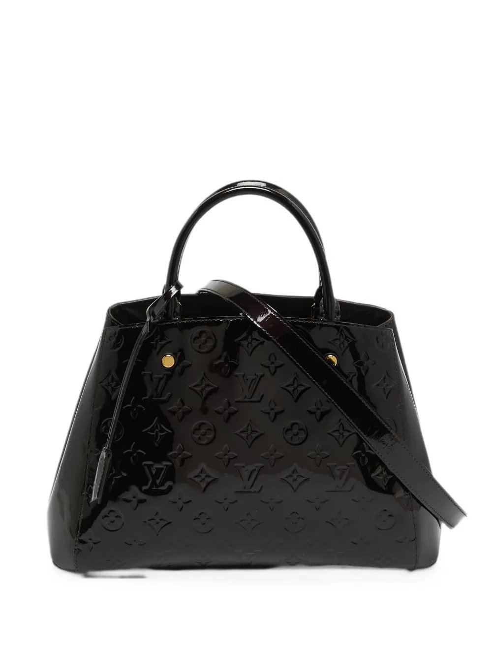 2015 MM Montaigne Monogram Vernis tote bag