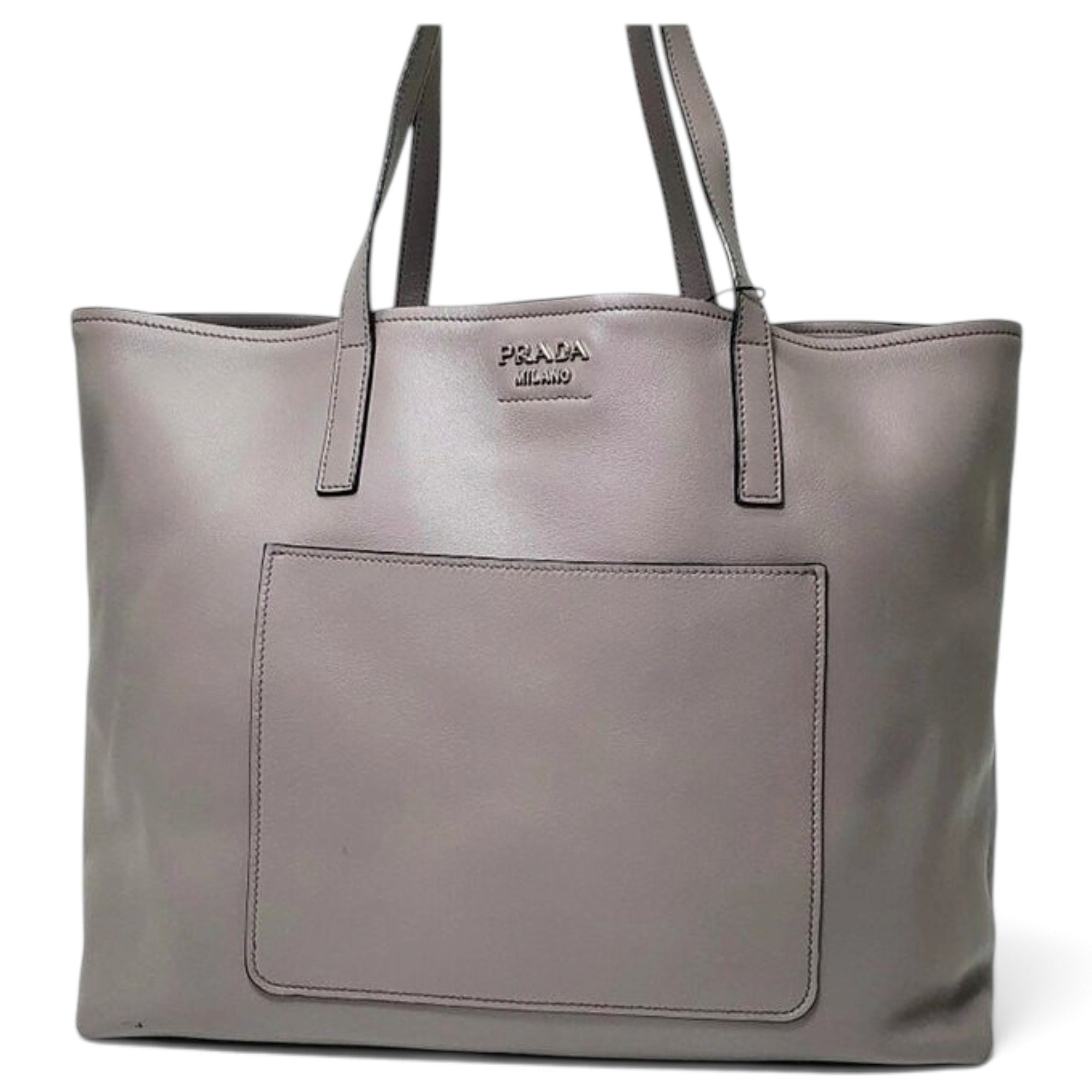Leather tote