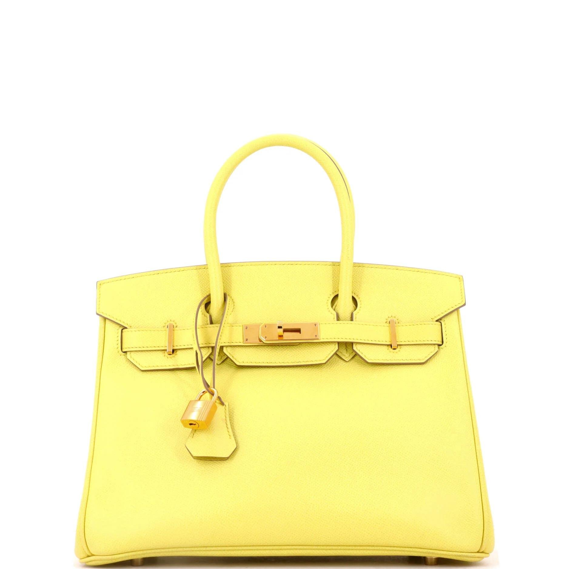 Birkin 30 leather handbag