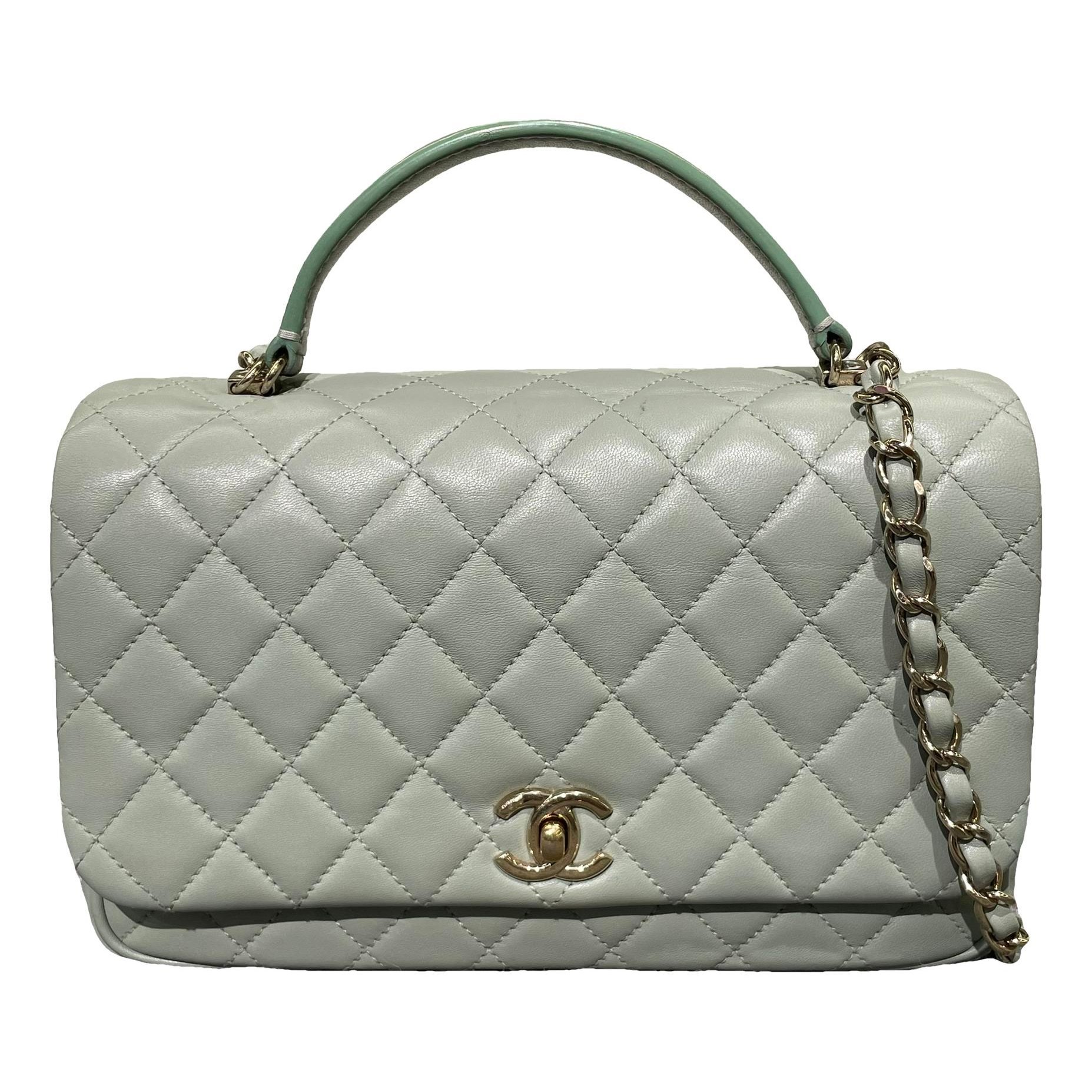 Coco Handle leather handbag