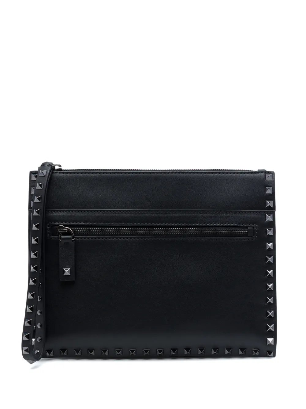 2018-2026 Leather Rockstud Untitled Wristlet clutch bag
