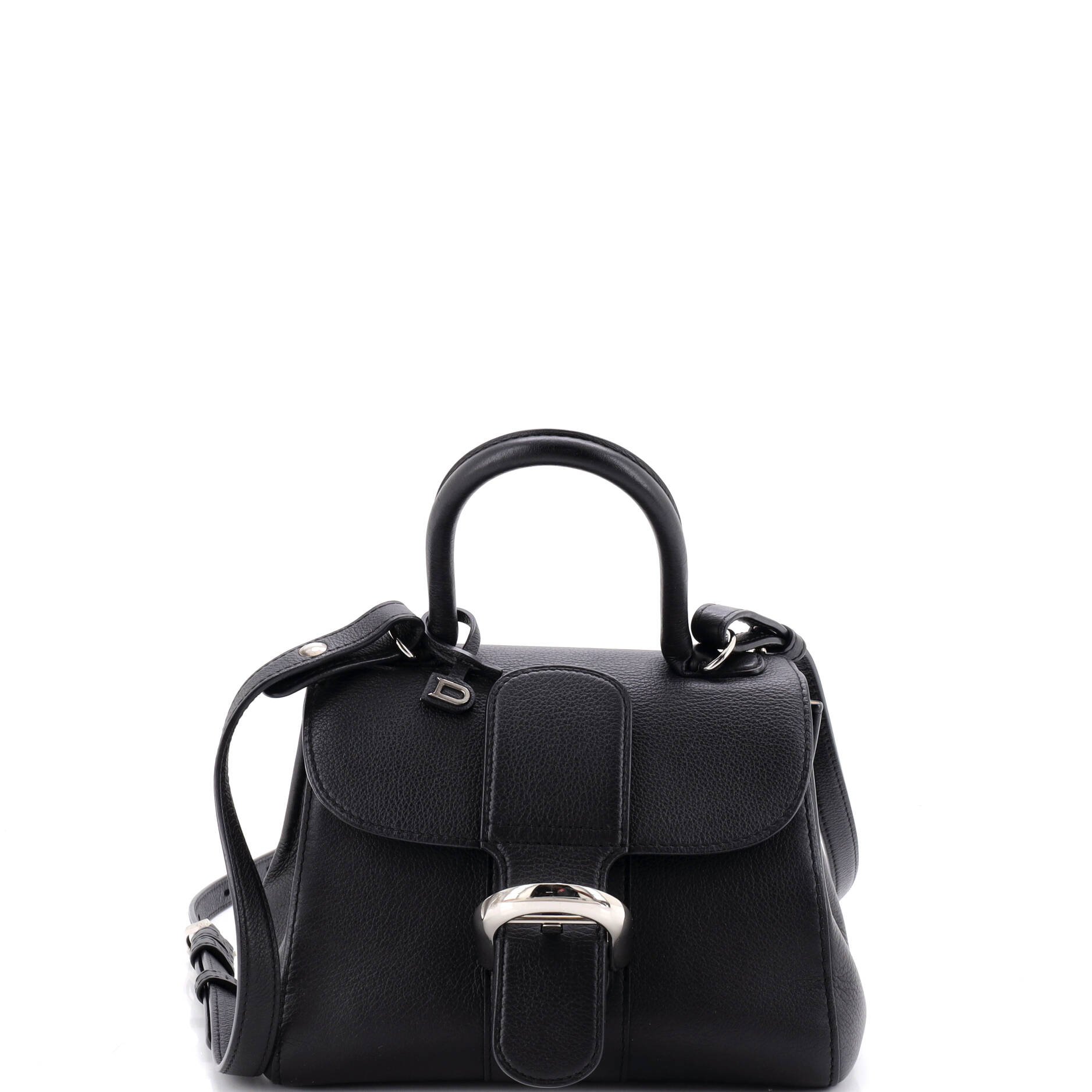 Brillant Top Handle Bag Leather Mini