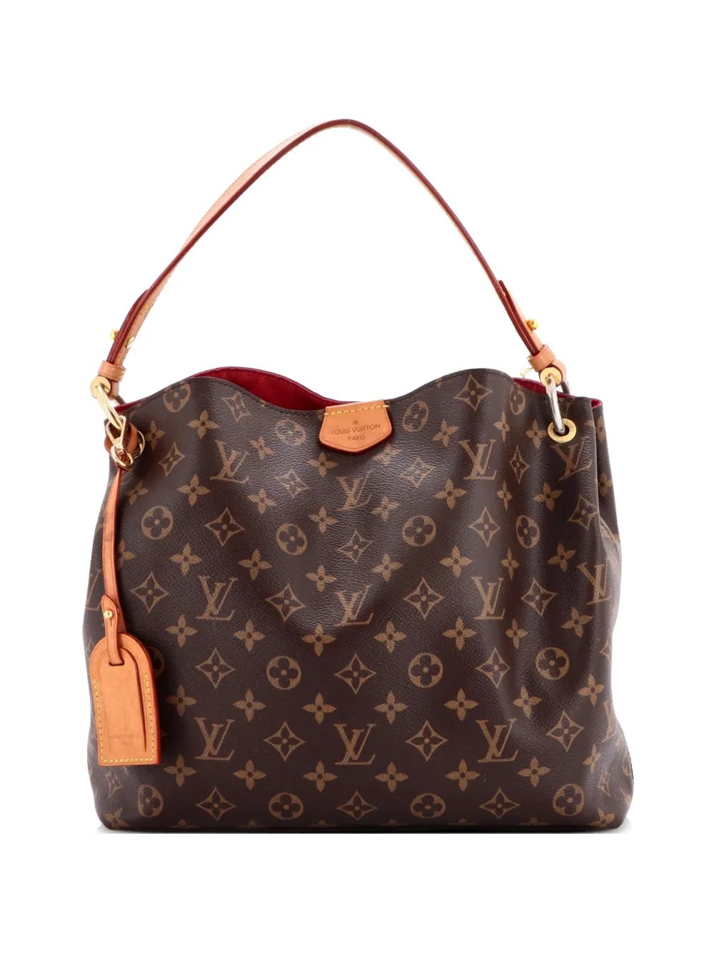 Graceful Handbag Monogram Canvas PM hobo bag