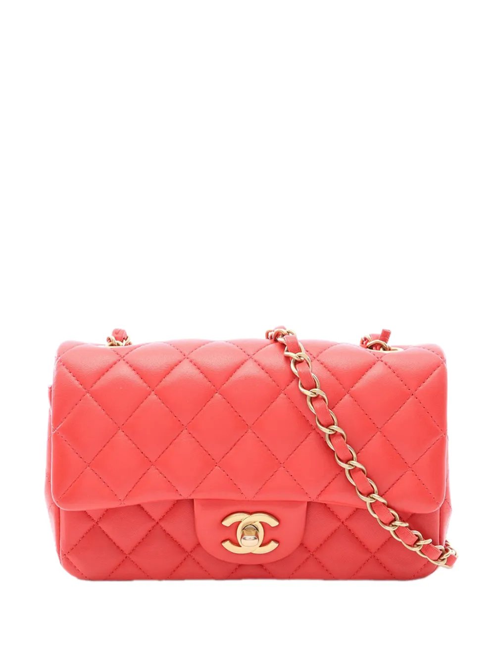 2019 Mini Rectangular Classic Lambskin Single Flap crossbody bag
