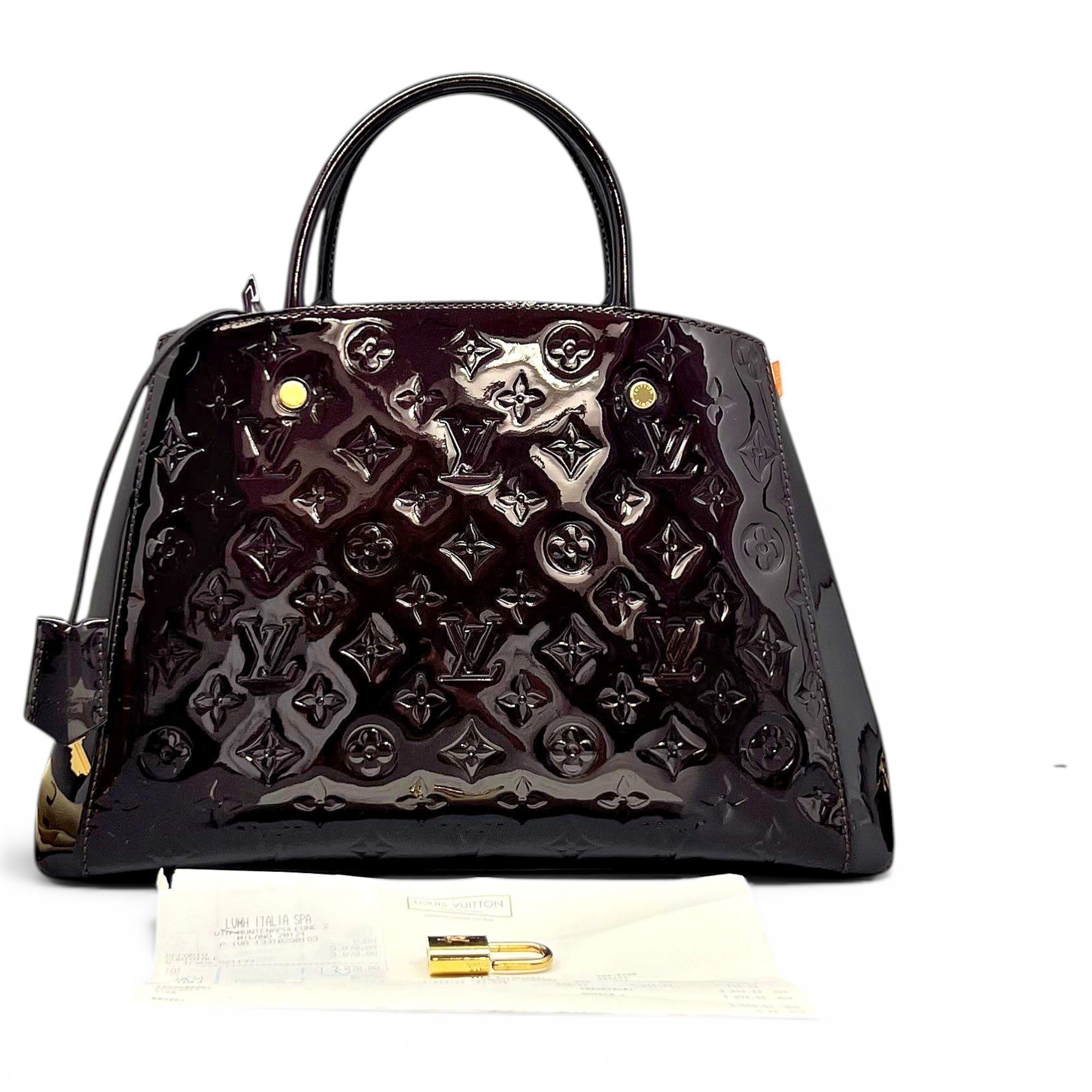 Bellevue patent leather tote