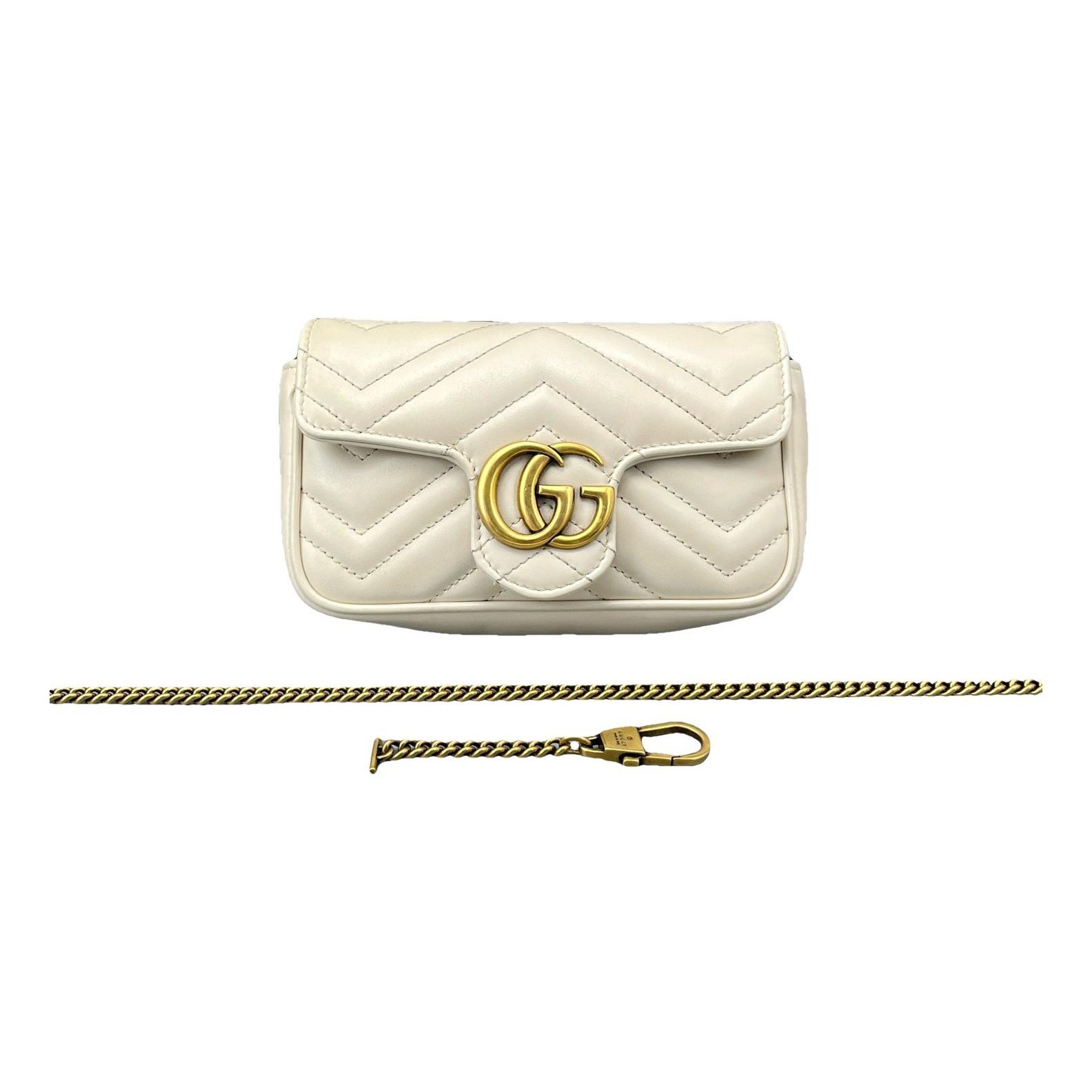 GG Marmont Flap leather crossbody bag