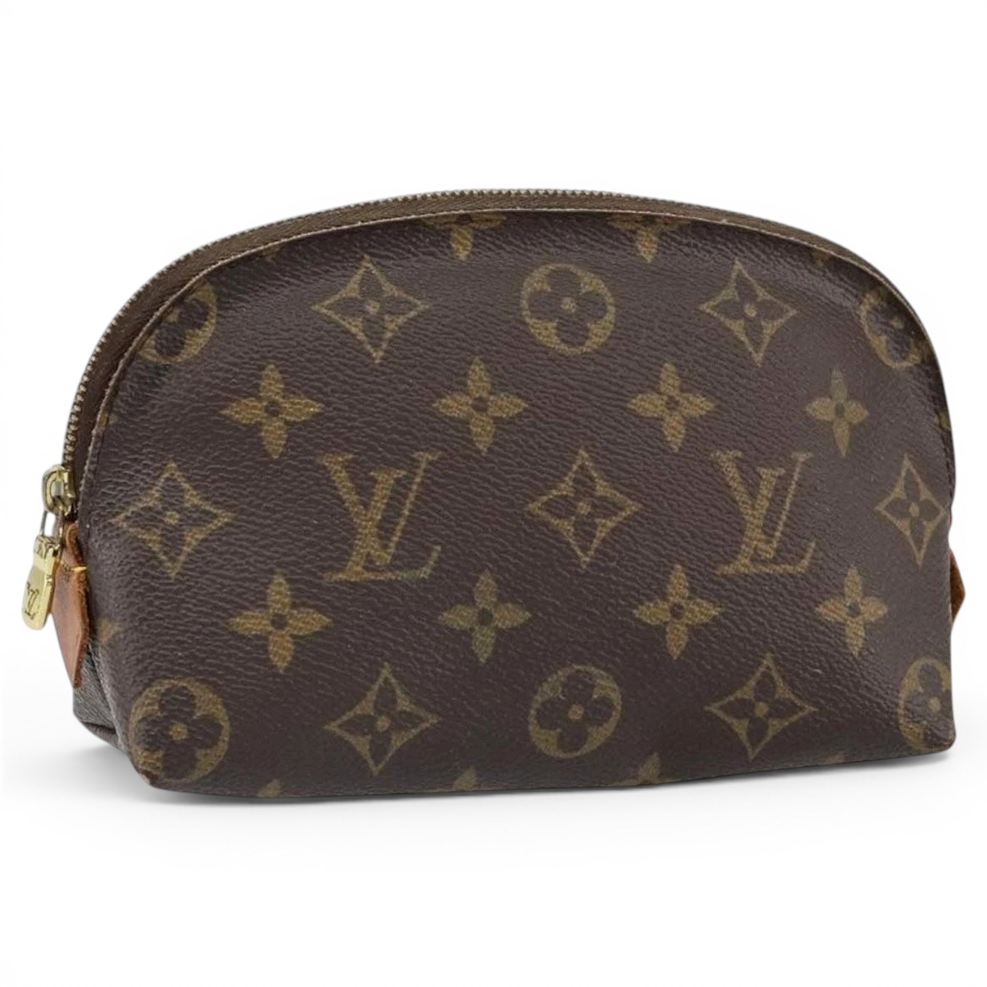 Leather clutch bag