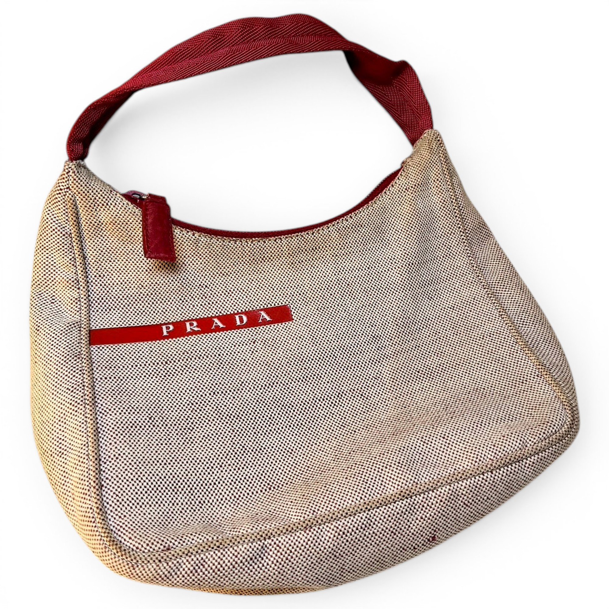 Re-edition cloth handbag