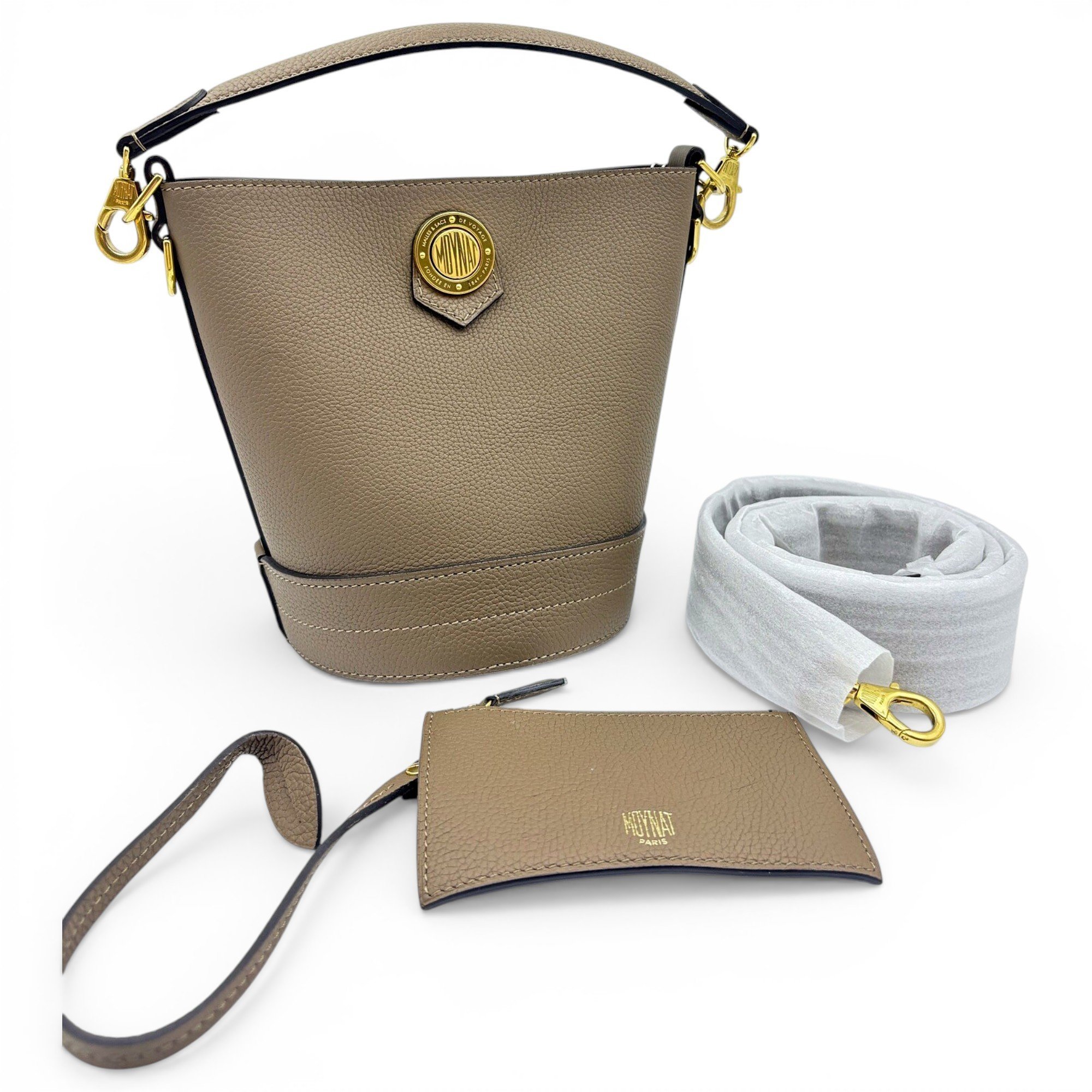 Leather handbag